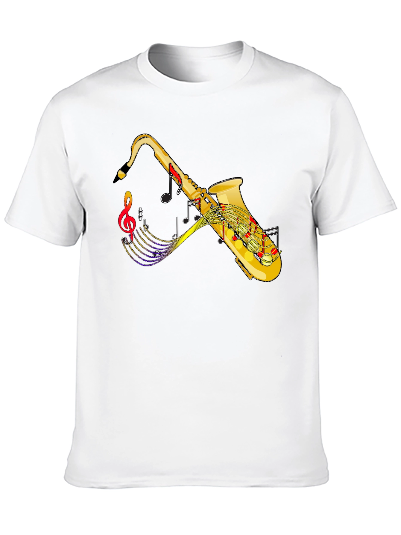 Saxophone Music Notes T-Shirt