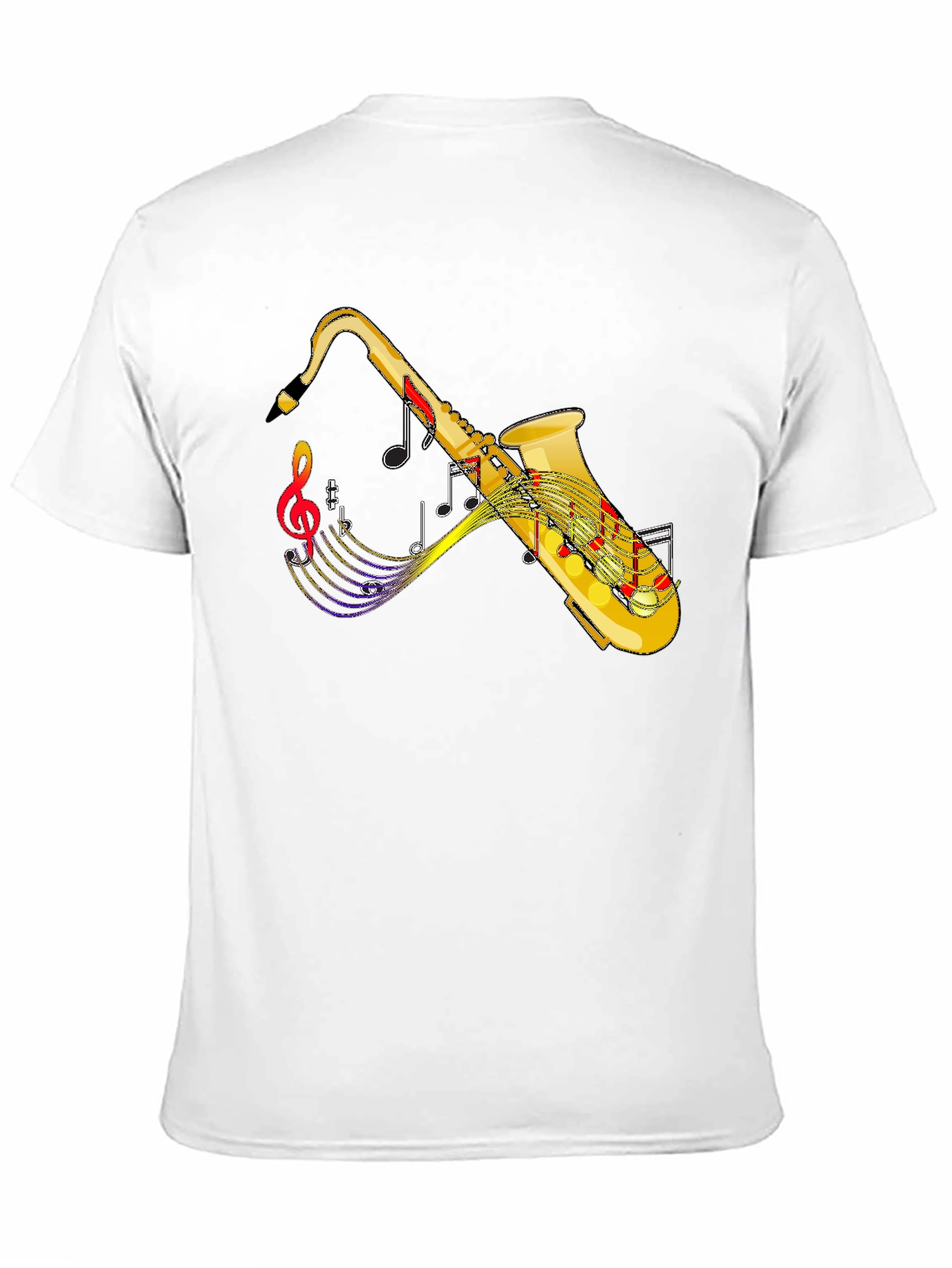 Saxophone Music Notes T-Shirt