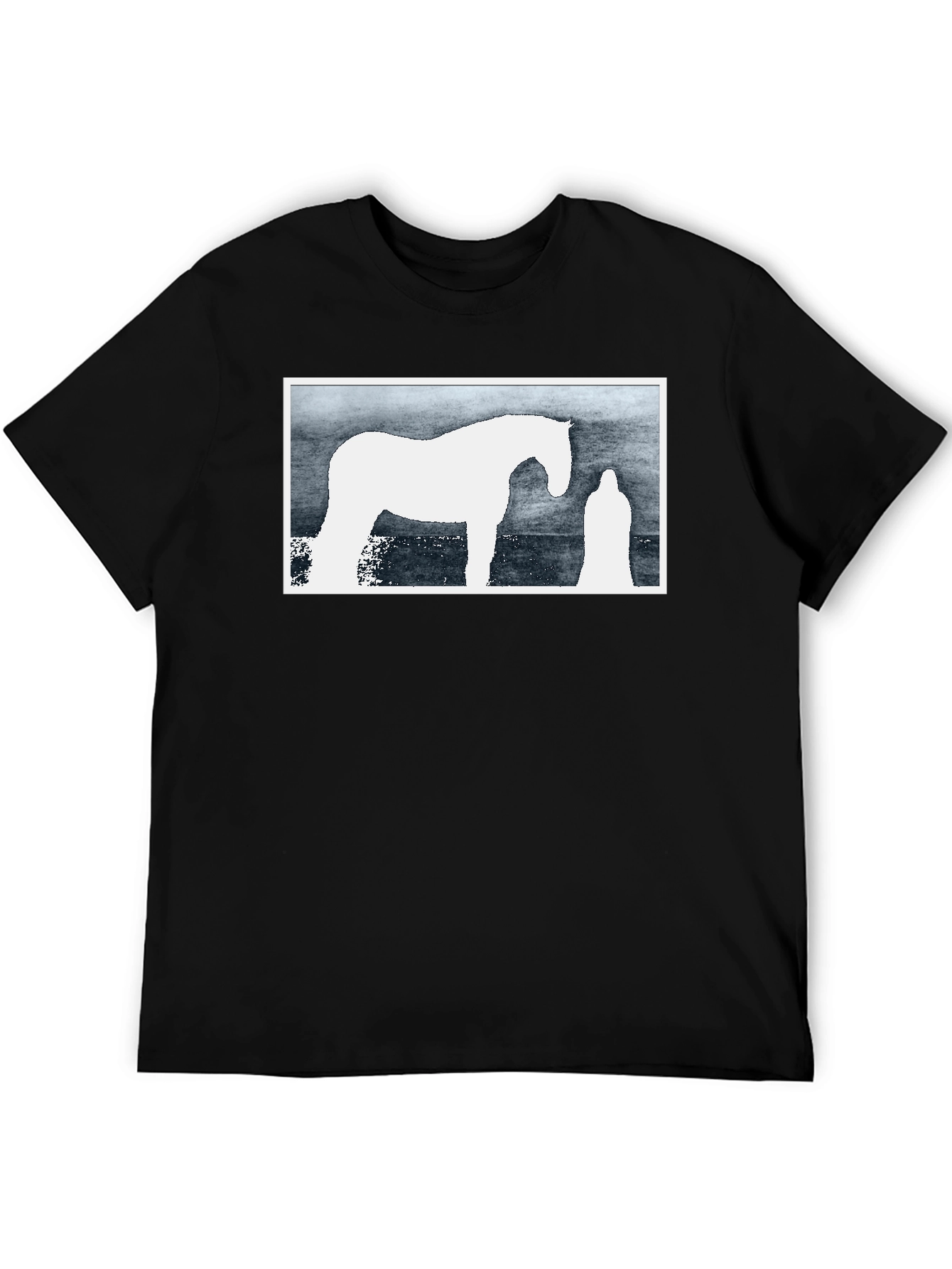 Horse Graphic Black T-Shirt