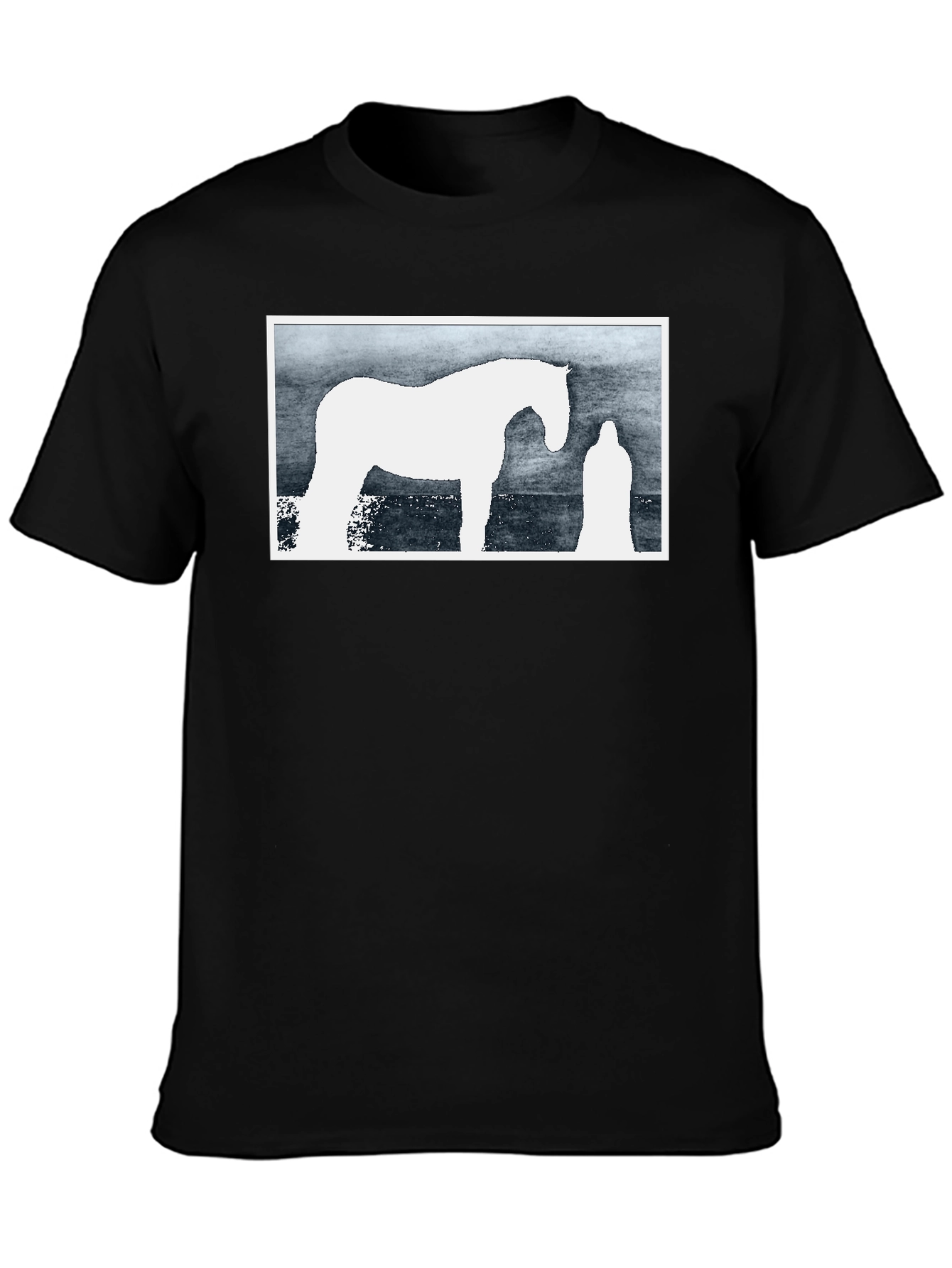 Horse Graphic Black T-Shirt