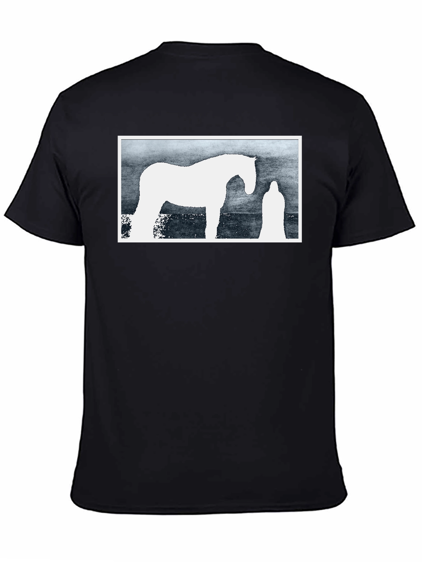 Horse Graphic Black T-Shirt