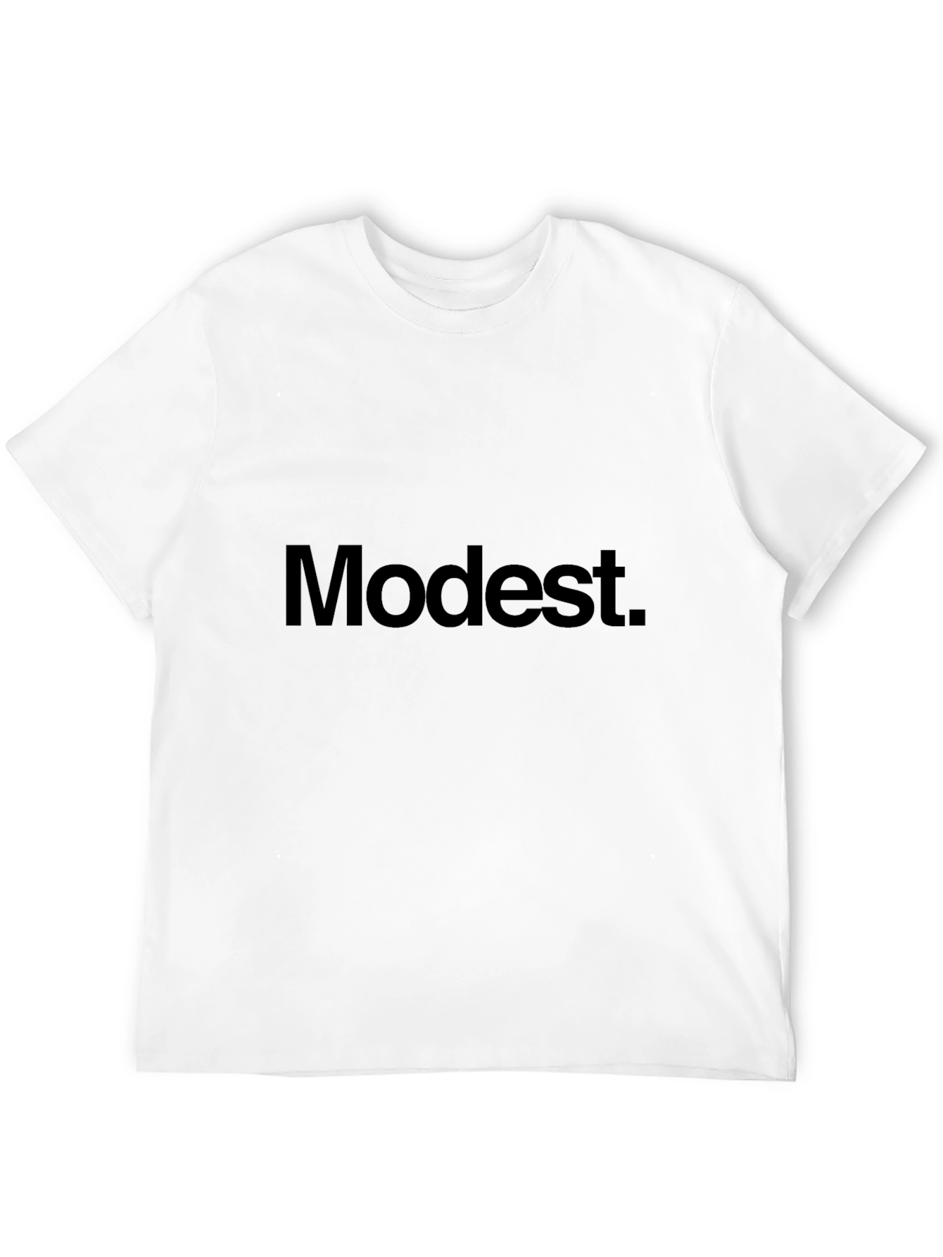 Modest. Black Graphic Tee