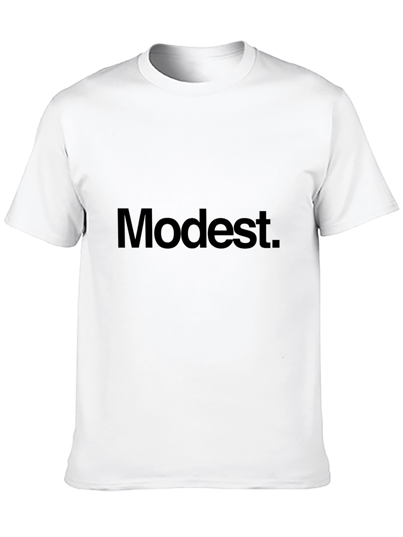 Modest. Black Graphic Tee