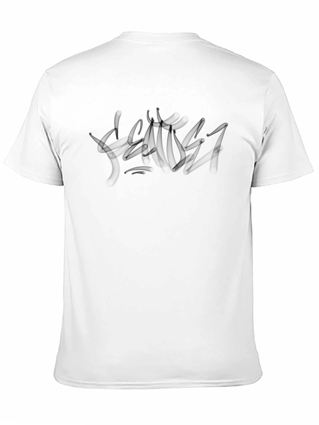 Mens Black Graphic Print T-Shirt - Casual Style