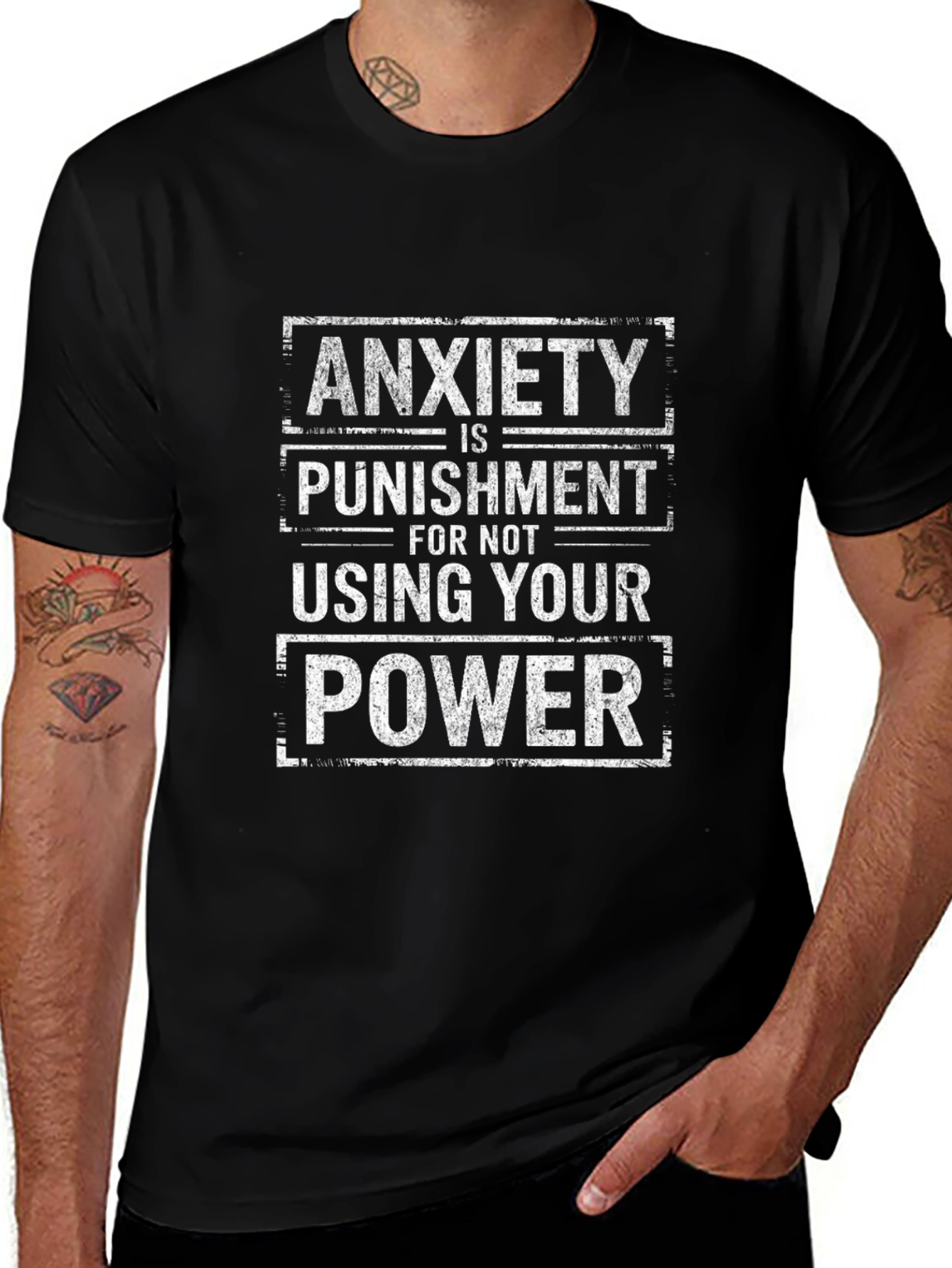 Anxiety Power Graphic T-Shirt