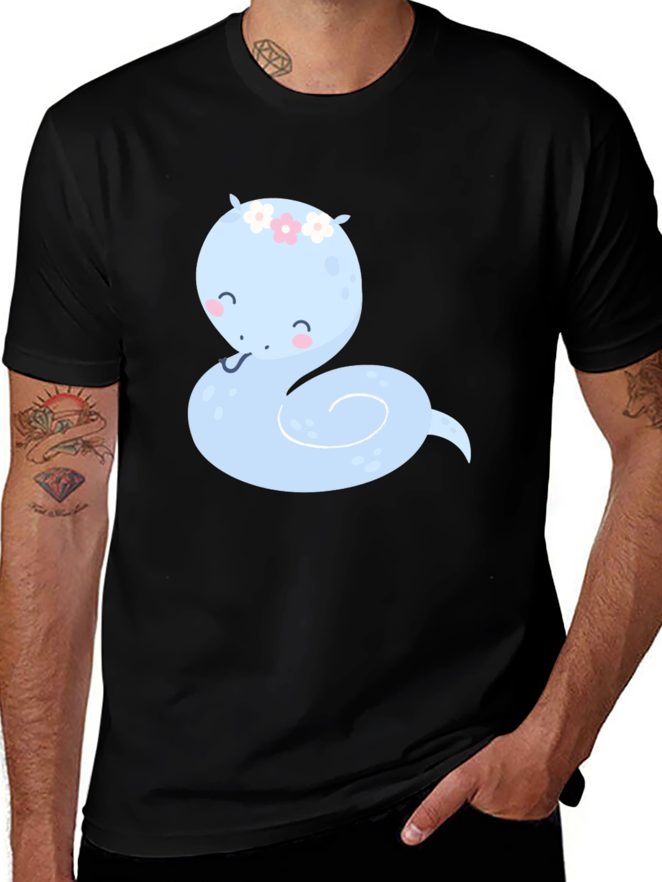 Cute Cartoon Snake T-Shirt