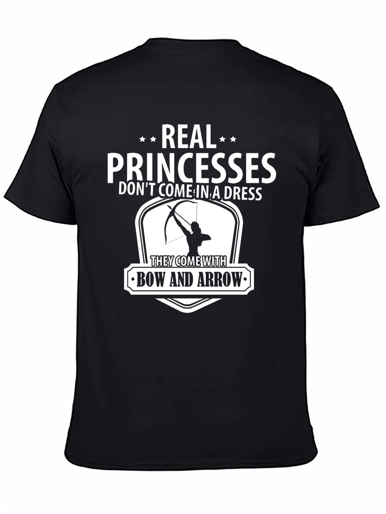 Real Princesses Bow and Arrow Graphic Tee