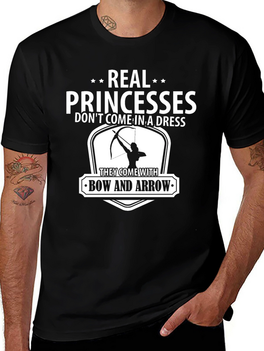 Real Princesses Bow and Arrow Graphic Tee