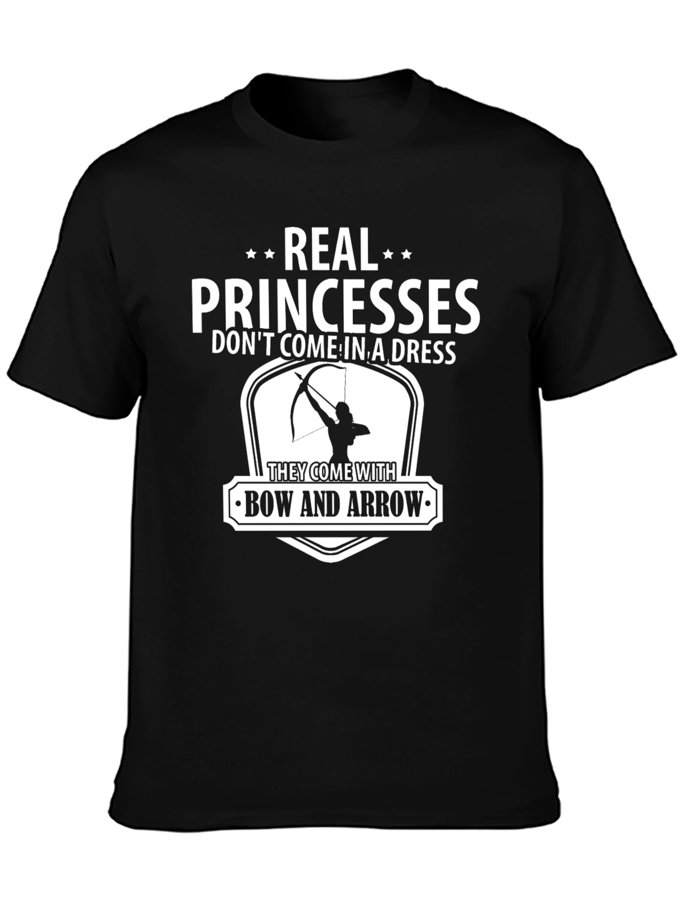 Real Princesses Bow and Arrow Graphic Tee