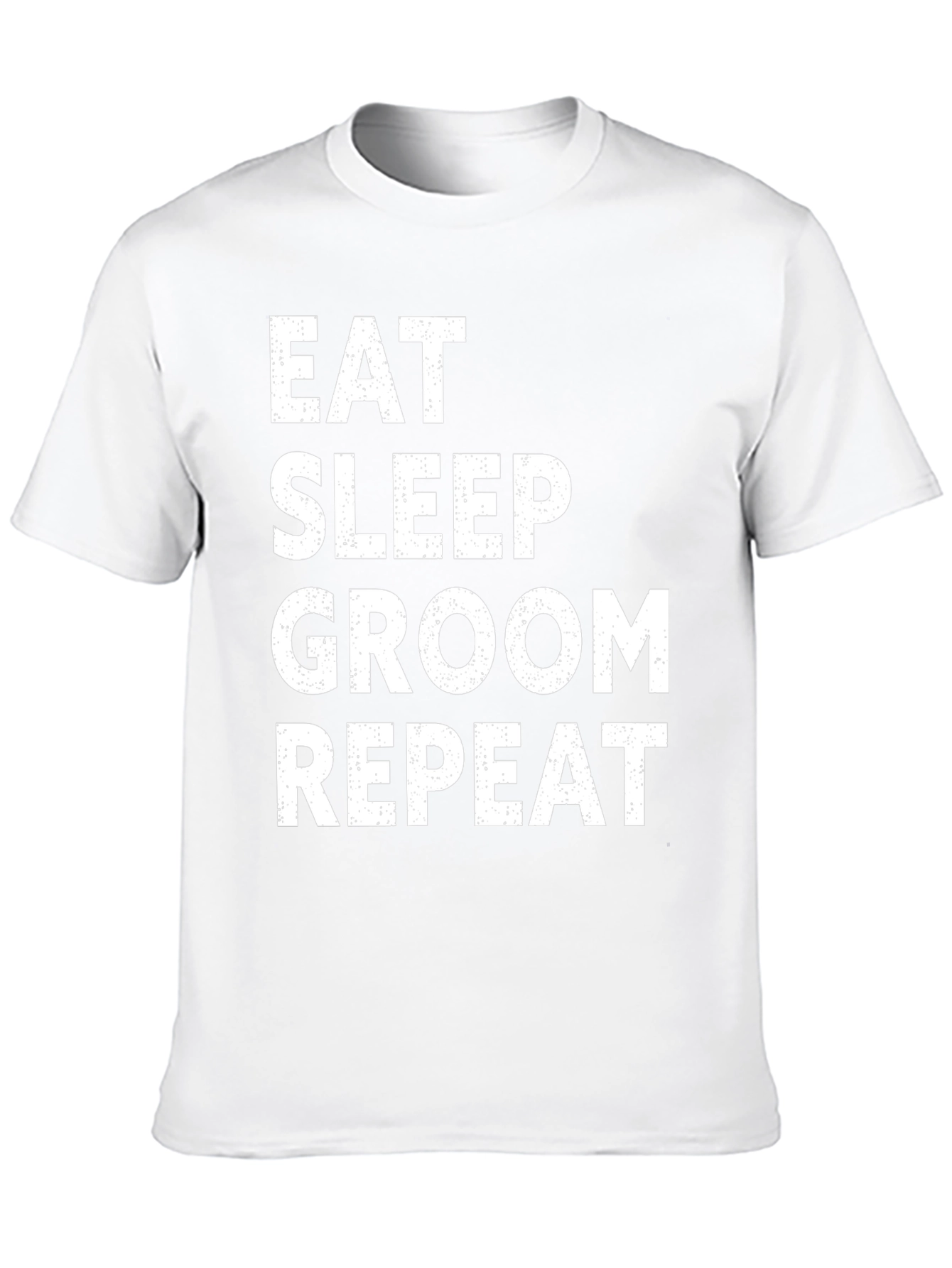 Eat Sleep Groom Repeat Graphic Tee