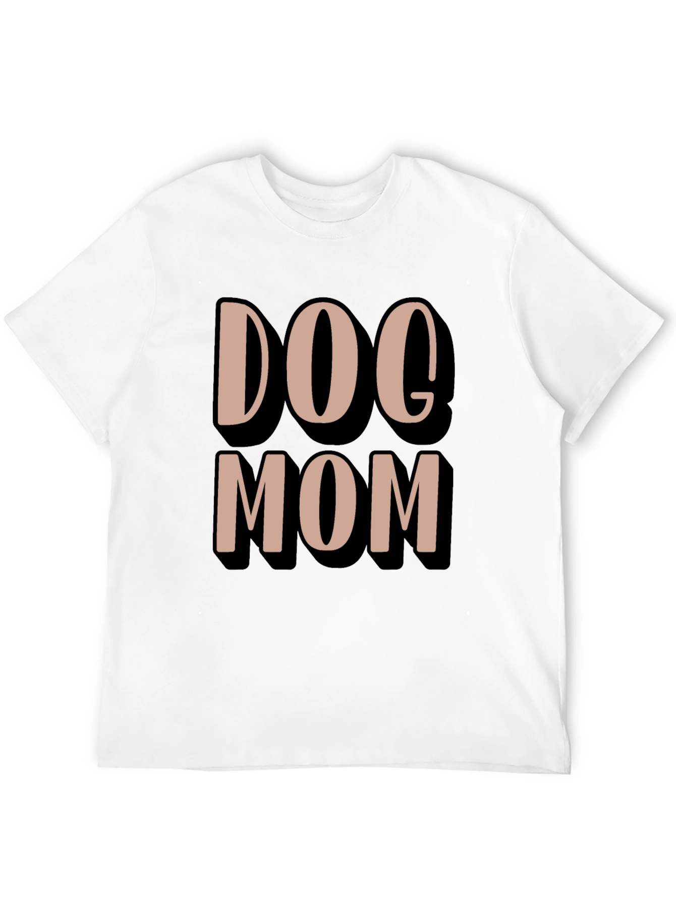 Dog Mom Graphic Tee - Casual Comfort T-Shirt