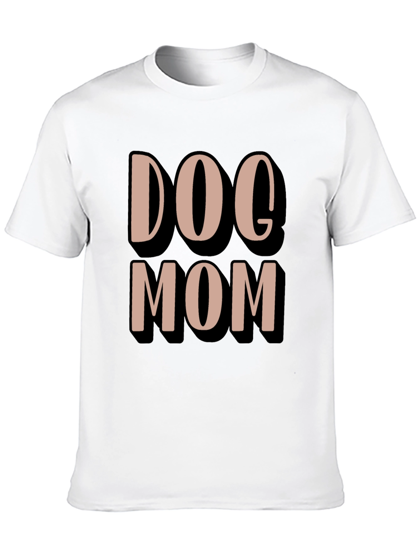 Dog Mom Graphic Tee - Casual Comfort T-Shirt