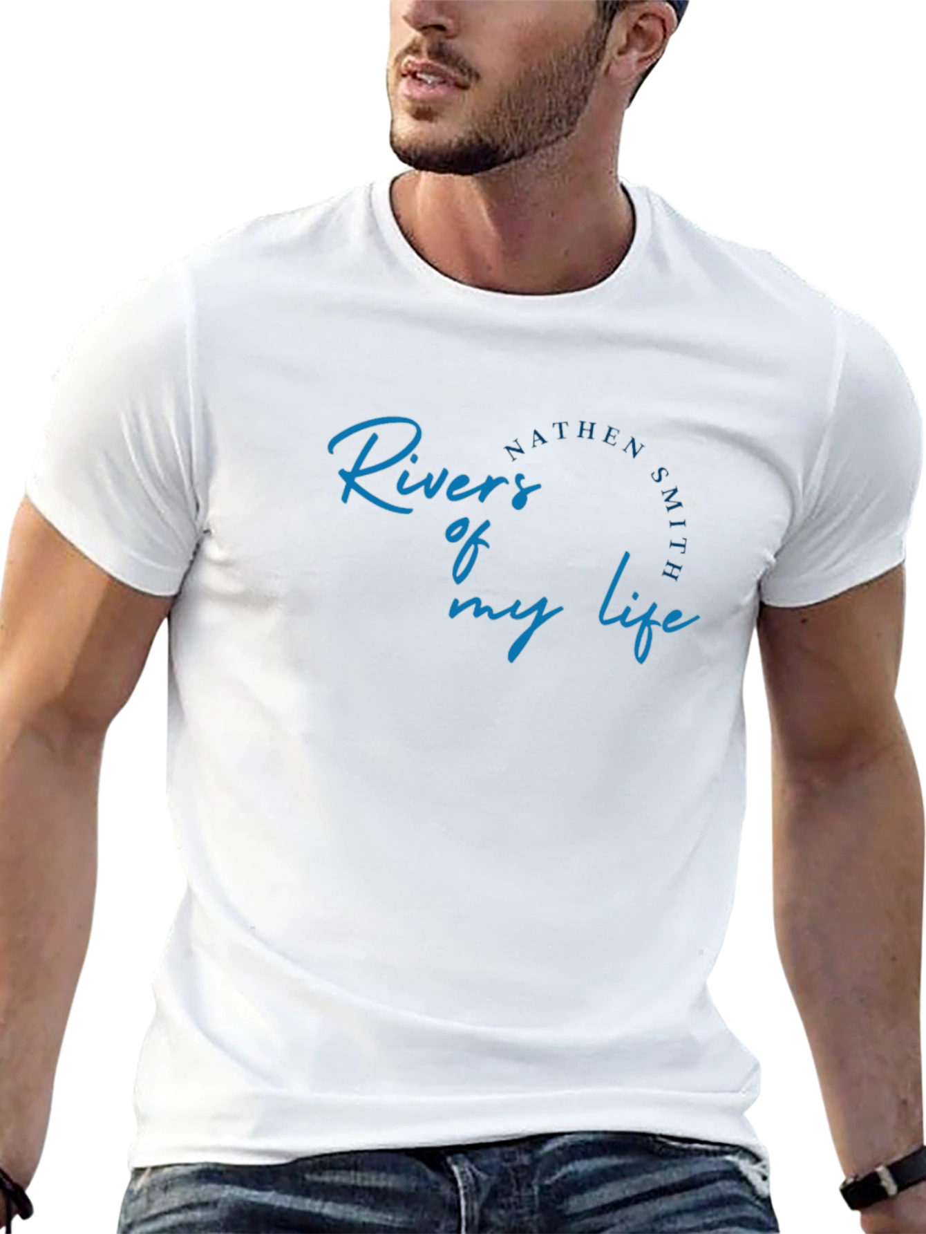 Rivers of My Life Black T-Shirt