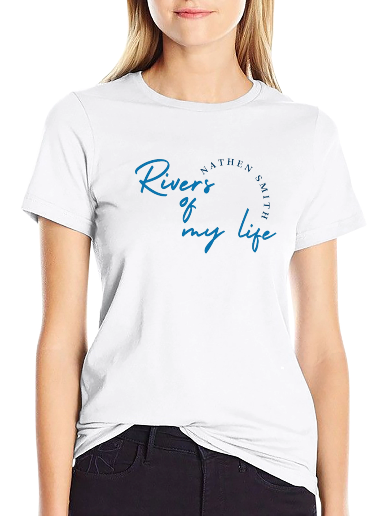 Rivers of My Life Black T-Shirt