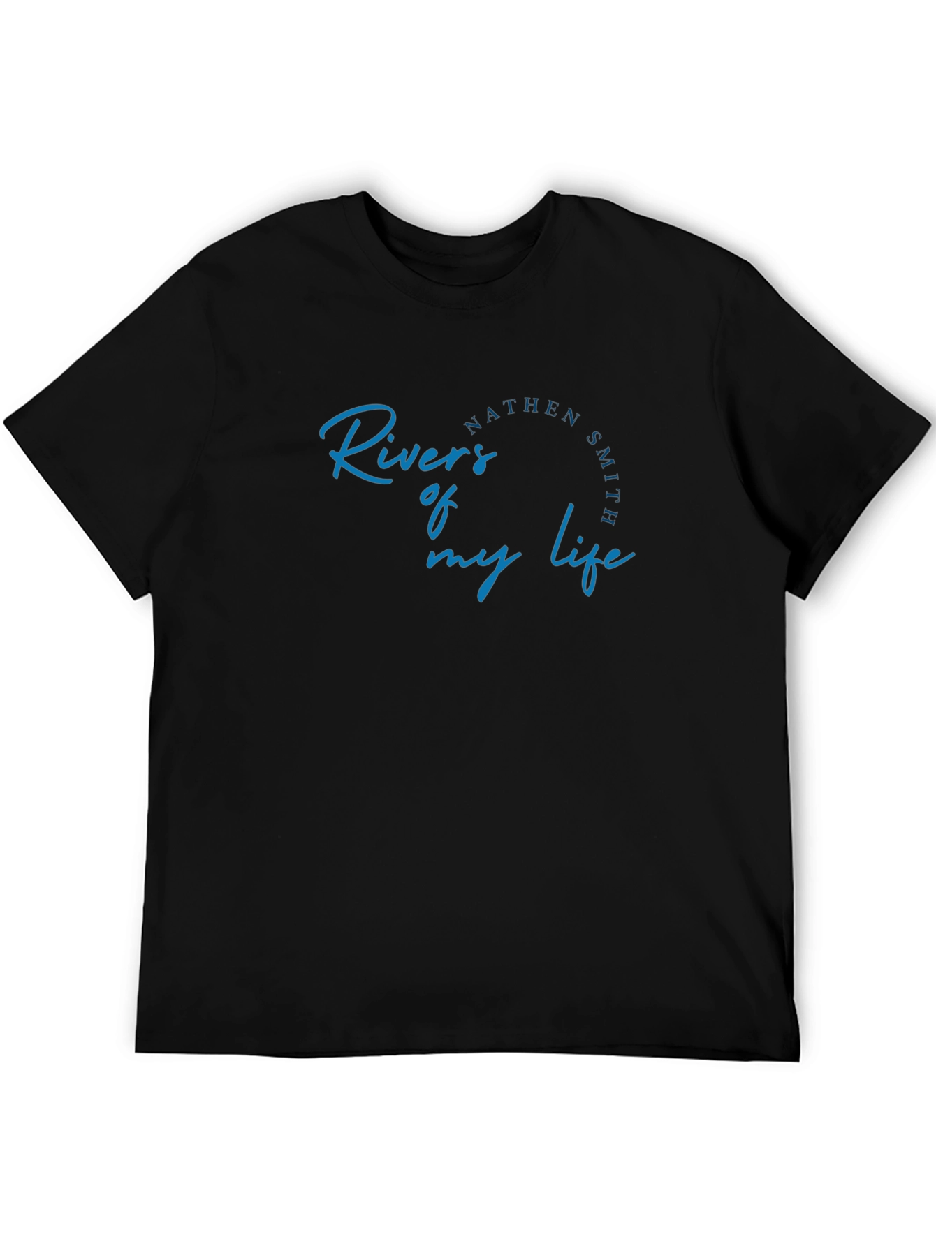 Rivers of My Life Black T-Shirt