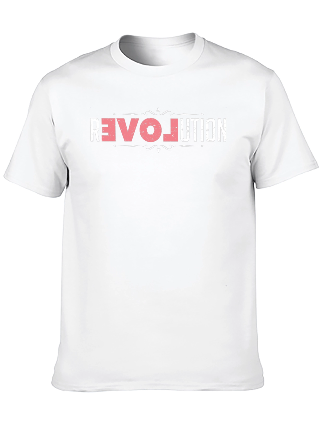 Revolution Graphic Print Black T-Shirt