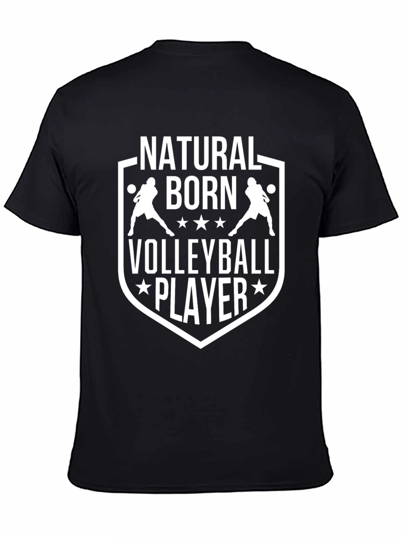 Natural Born Volleyball Player T-Shirt