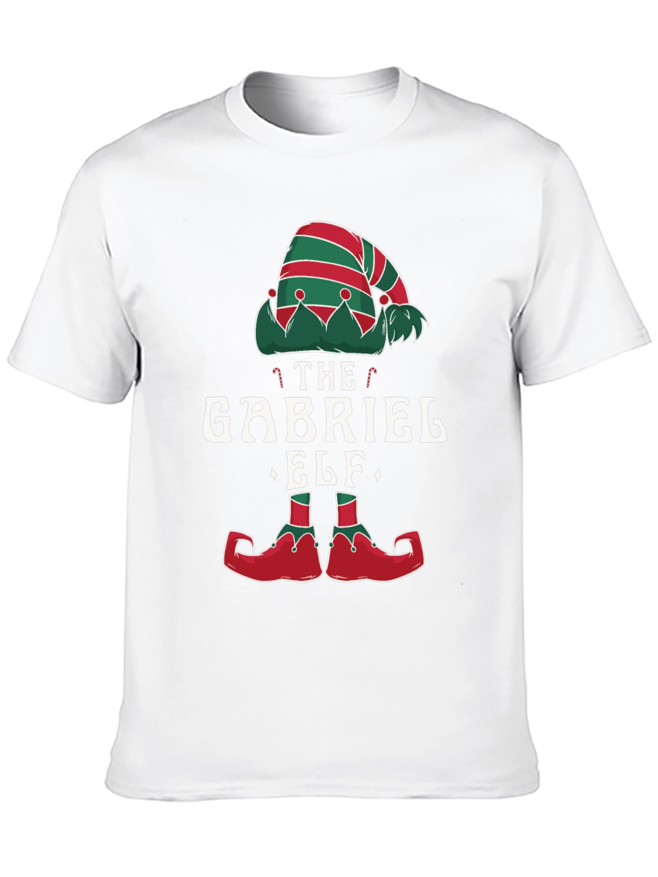 Gabriel Elf Christmas T-Shirt Festive Holiday Tee