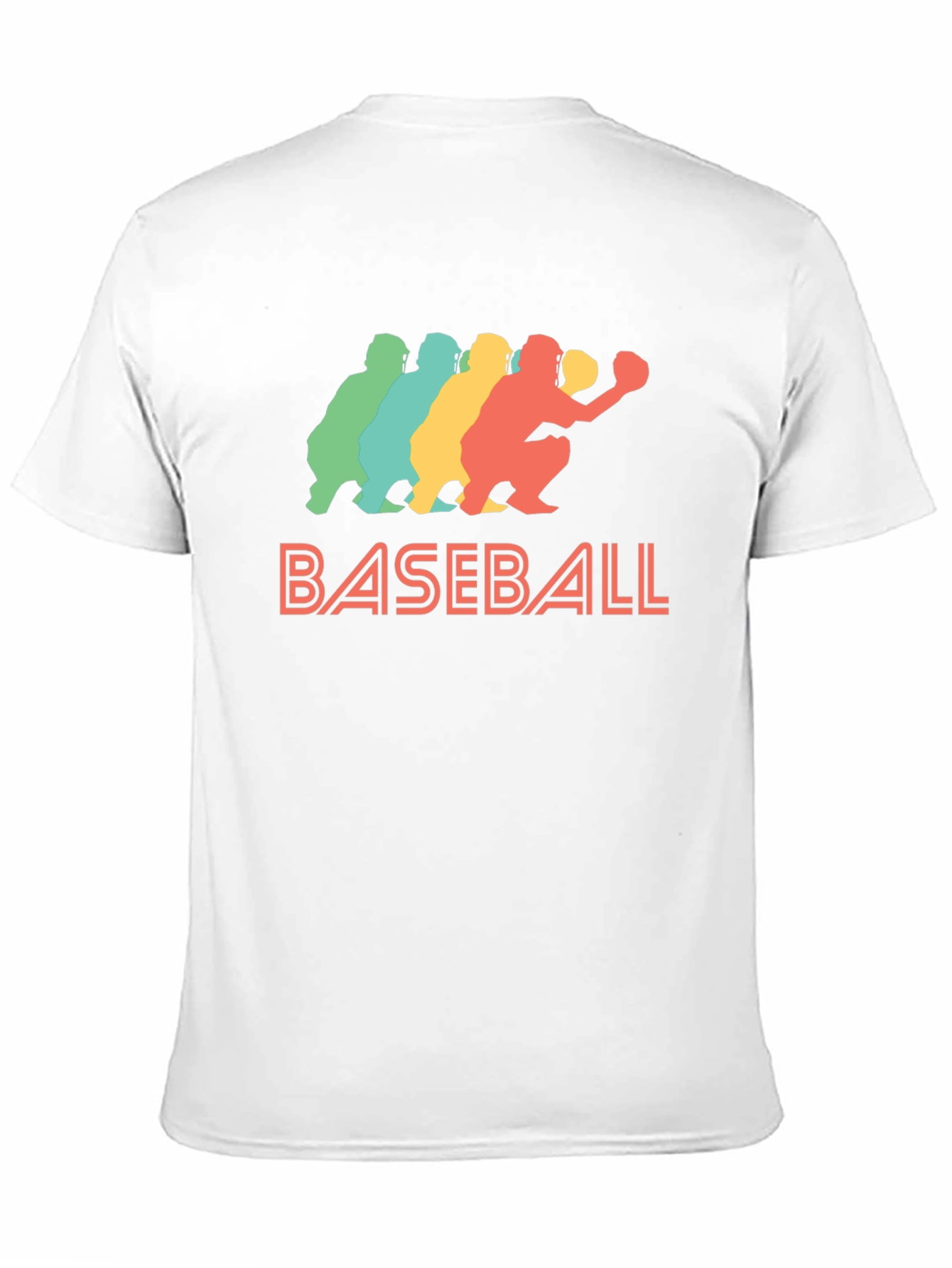 Retro Baseball Catcher Graphic Tee