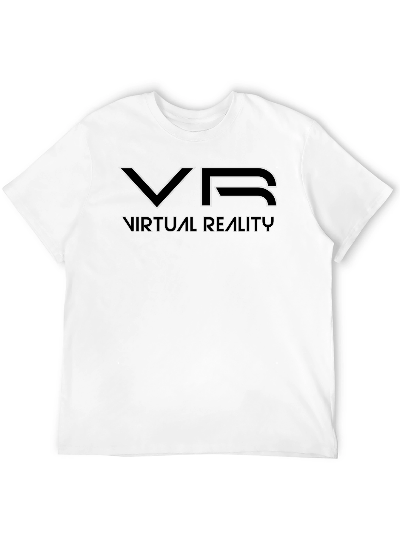 VR Virtual Reality Graphic T-Shirt - Black