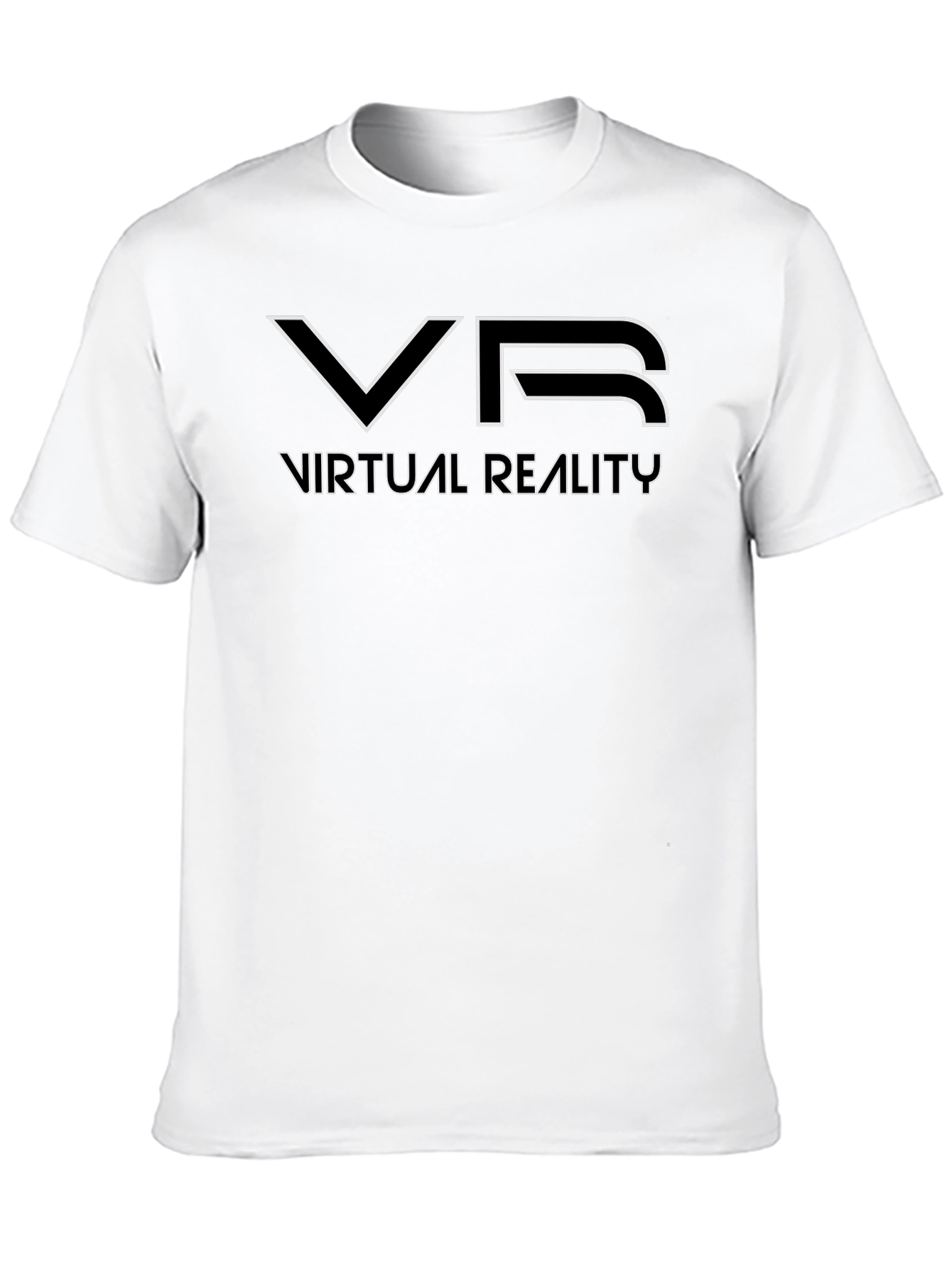 VR Virtual Reality Graphic T-Shirt - Black