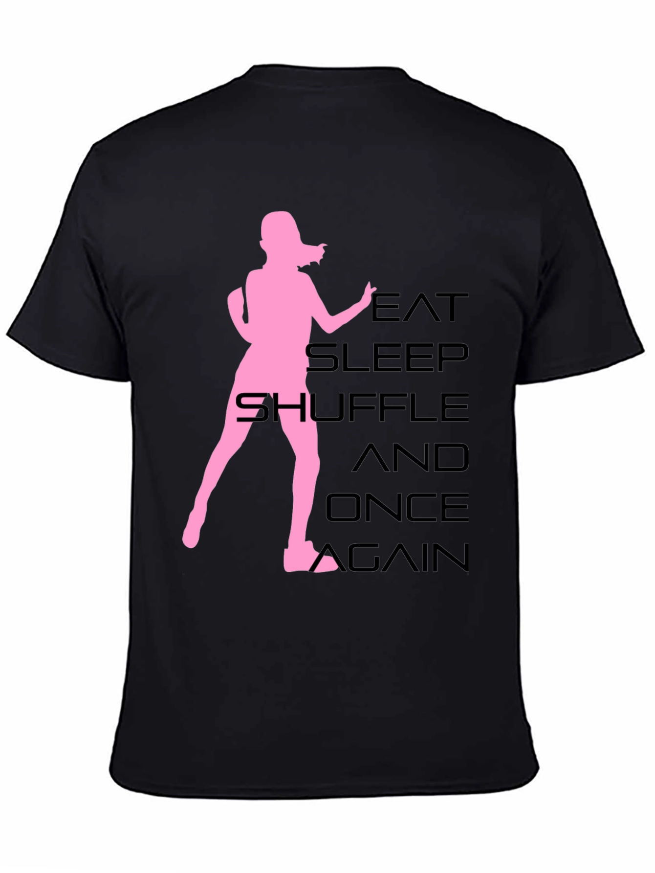 Eat Sleep Shuffle Black T-Shirt