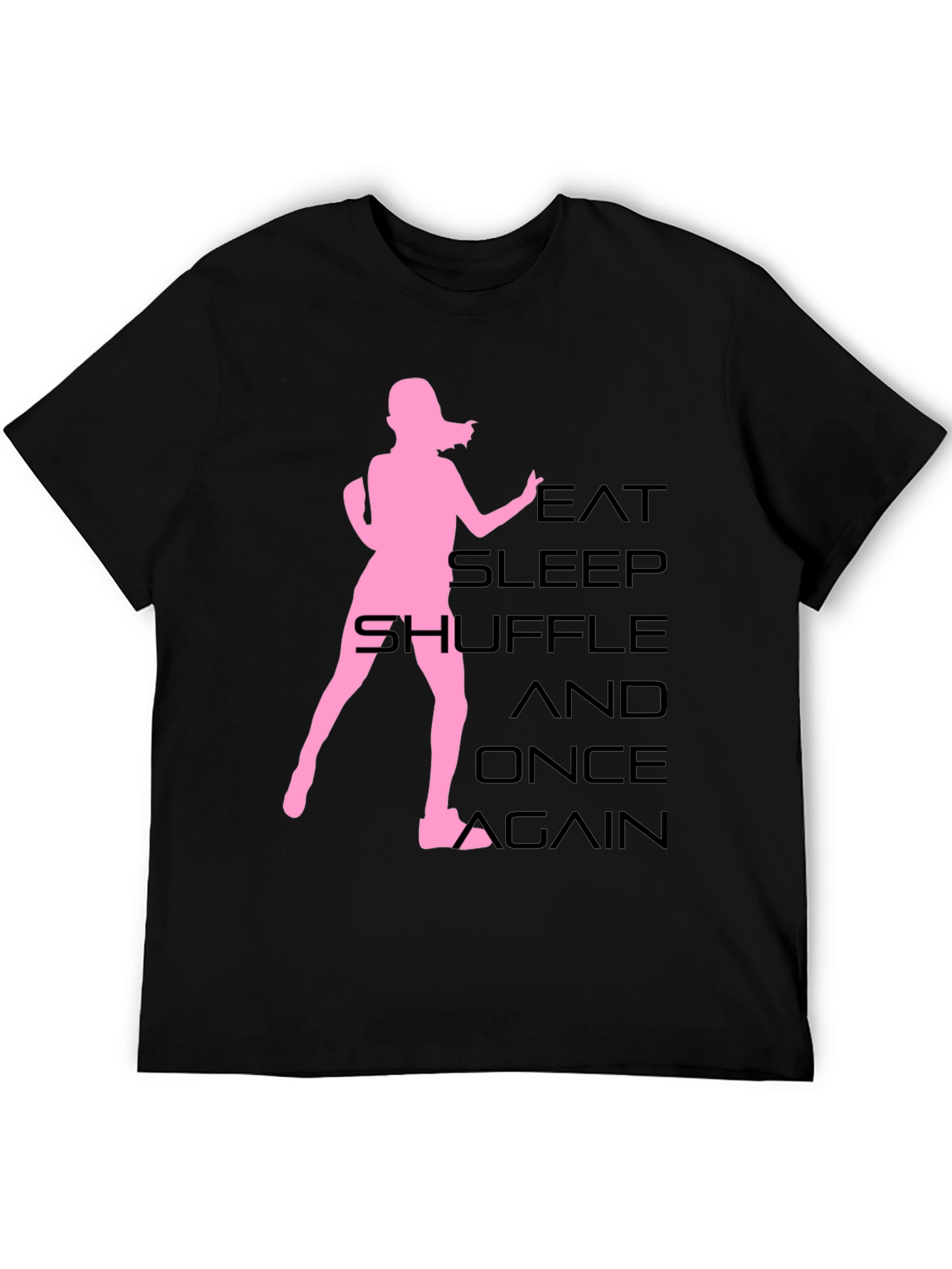 Eat Sleep Shuffle Black T-Shirt