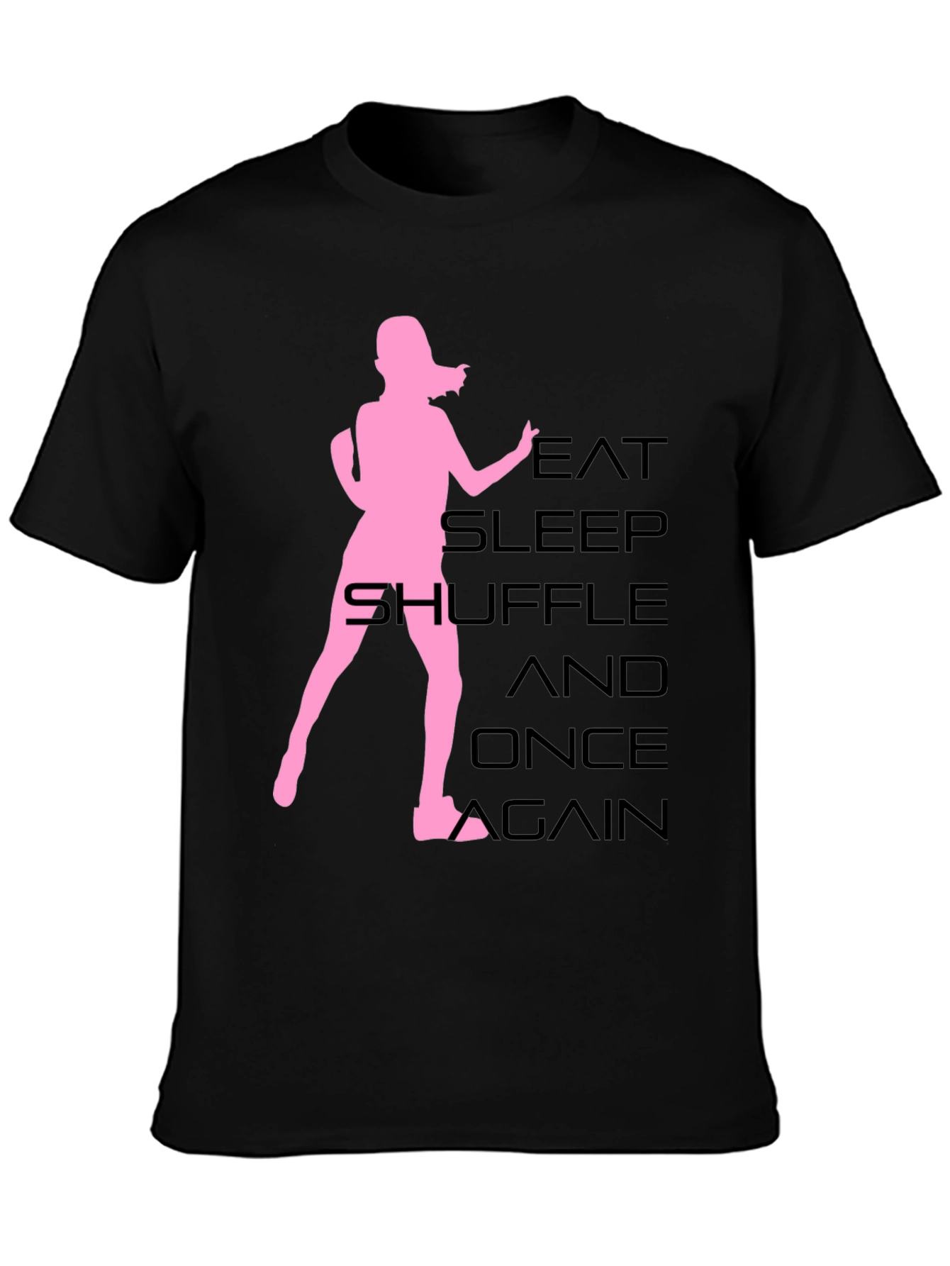 Eat Sleep Shuffle Black T-Shirt
