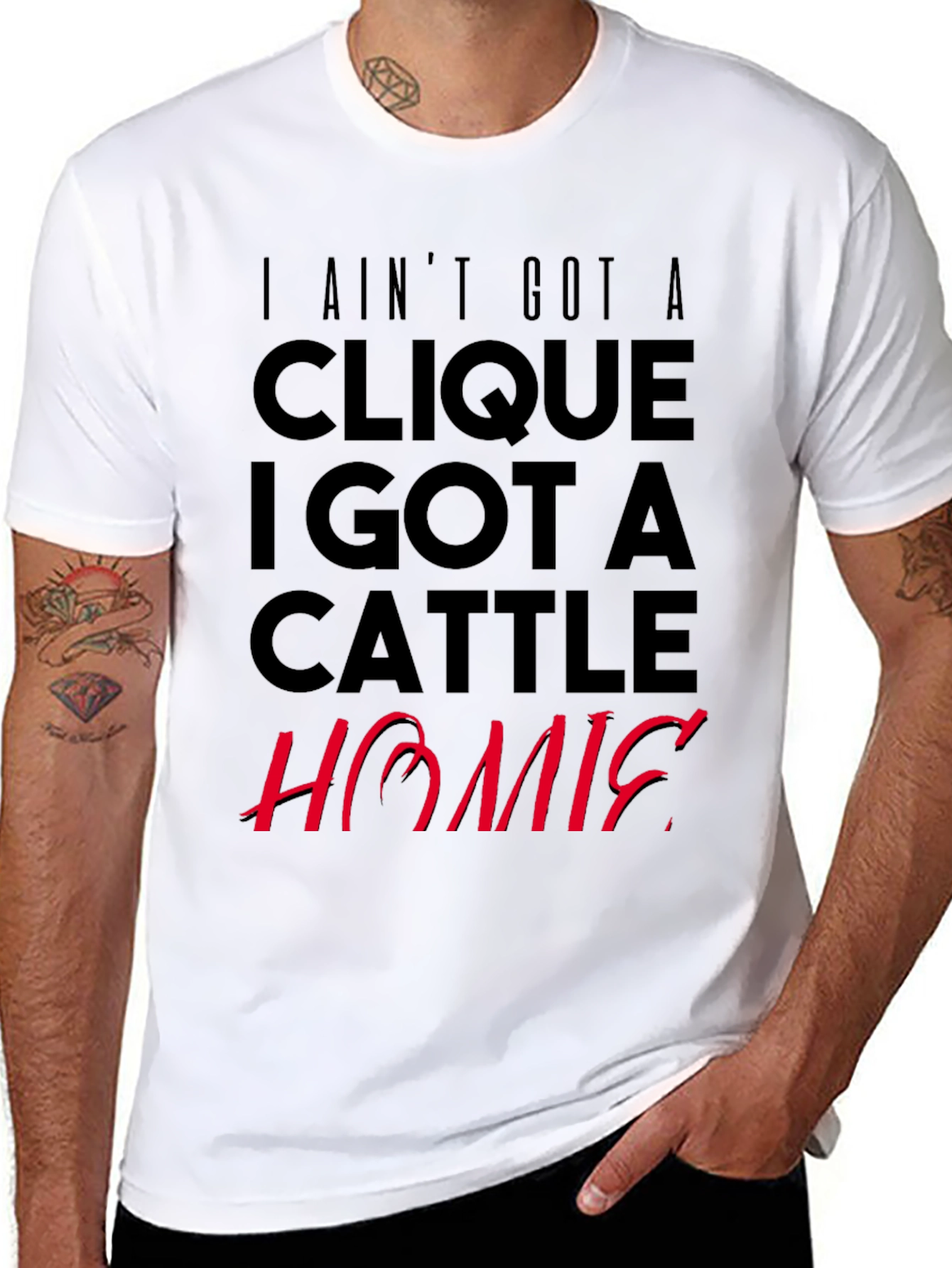 Clique Cattle Homie Graphic Tee
