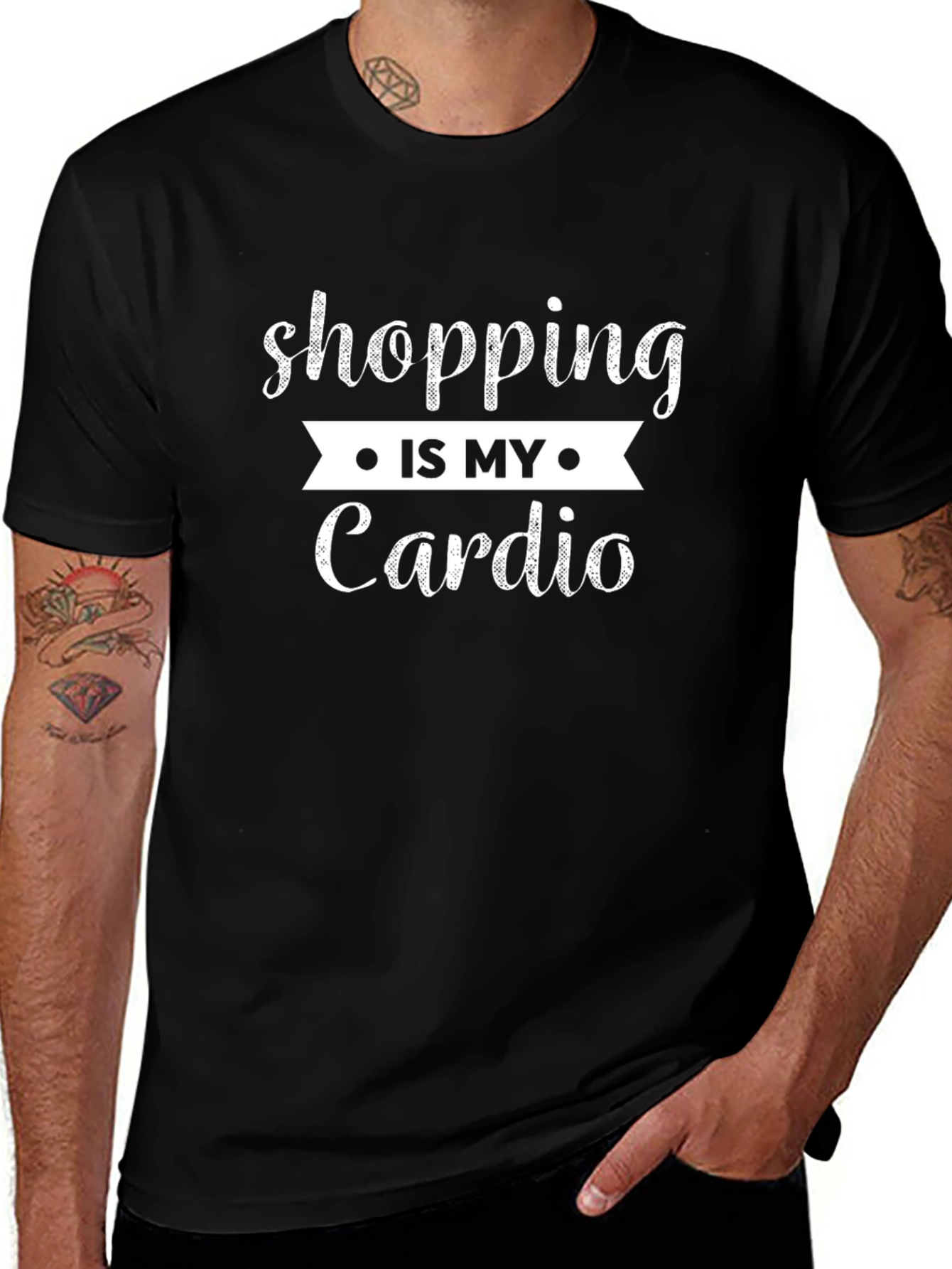 Shopping Is My Cardio Graphic T-Shirt