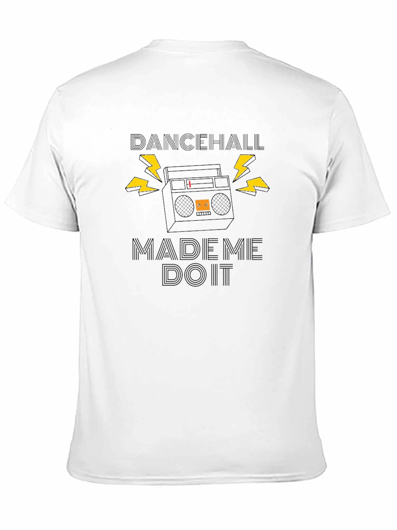 Dancehall Made Me Do It Black T-Shirt
