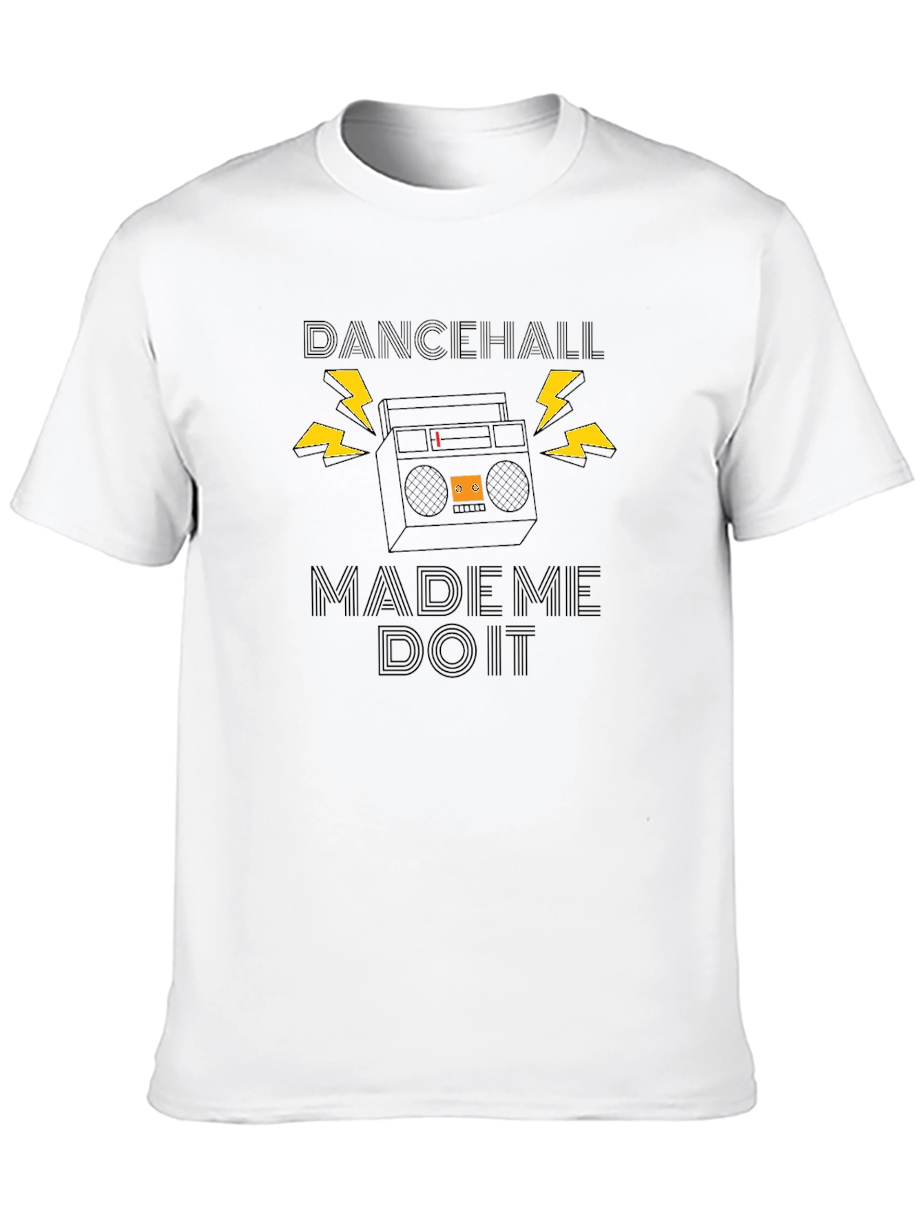 Dancehall Made Me Do It Black T-Shirt
