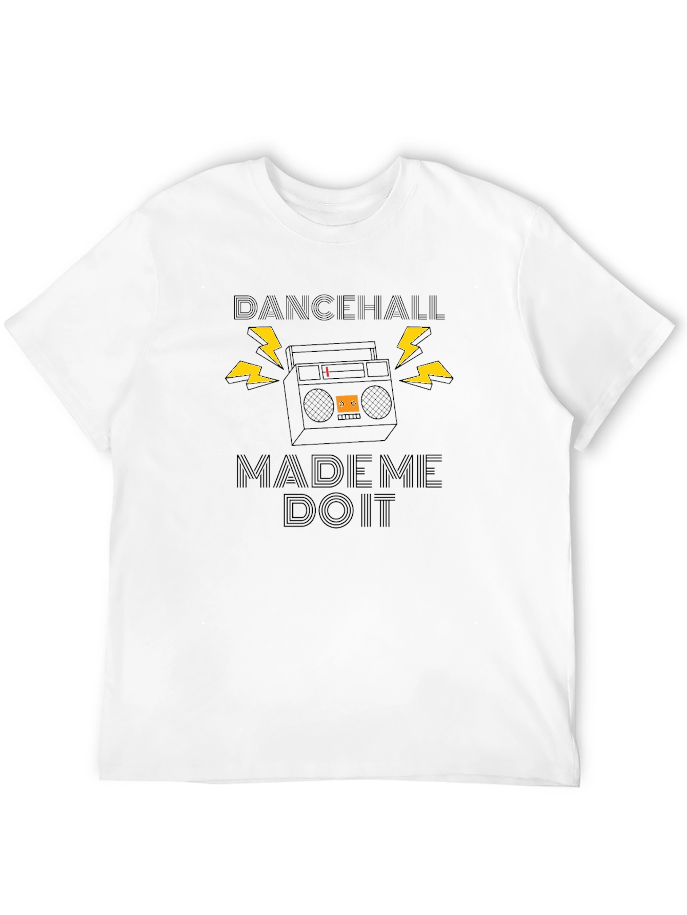 Dancehall Made Me Do It Black T-Shirt