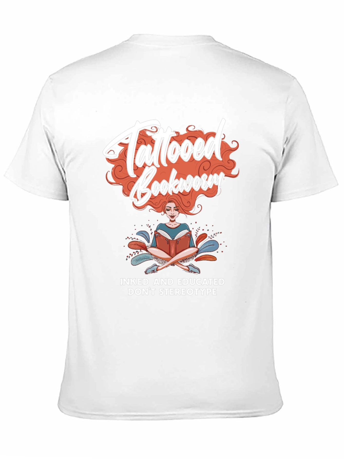 Tattooed Bookworm Graphic Tee - Inked & Educated