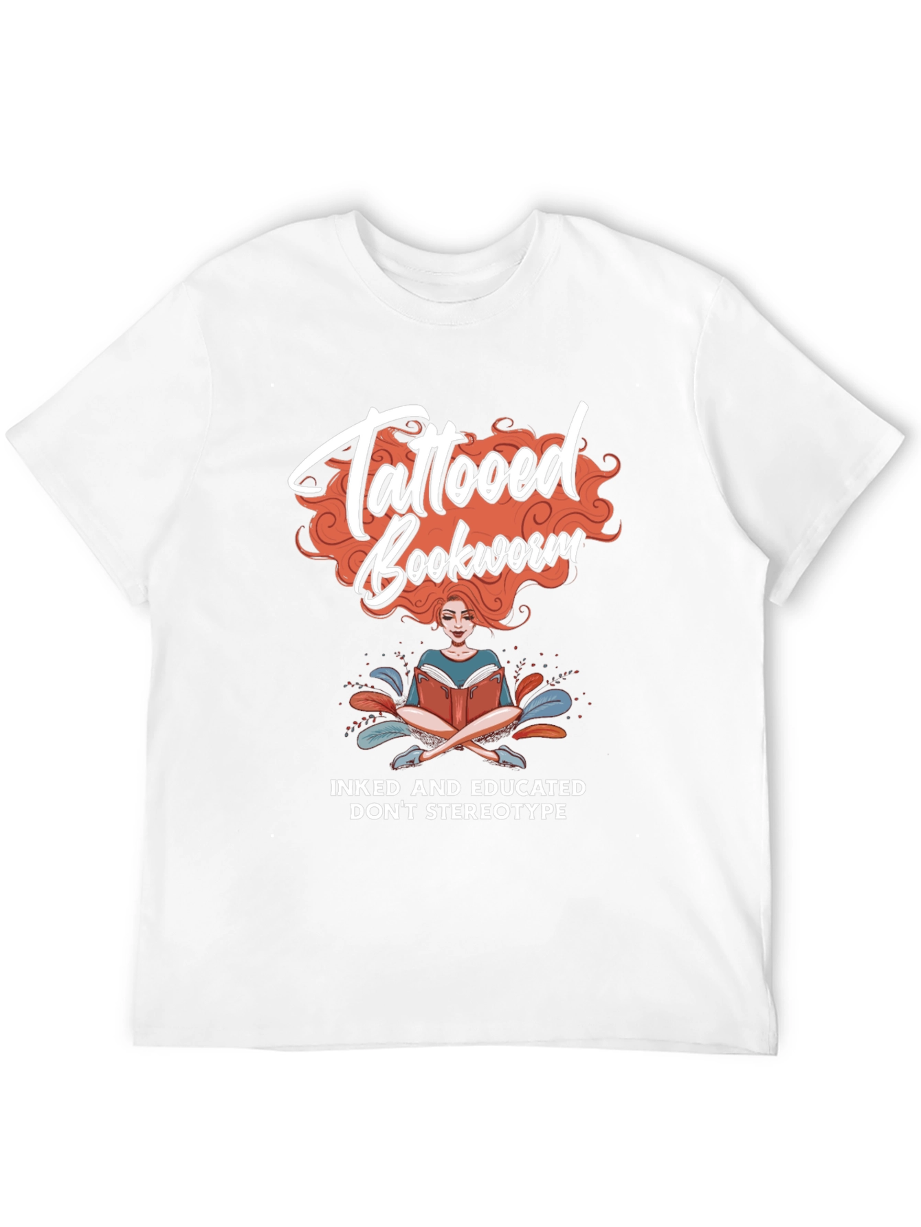 Tattooed Bookworm Graphic Tee - Inked & Educated