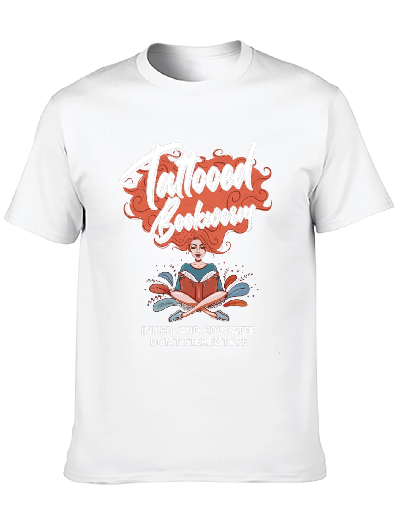 Tattooed Bookworm Graphic Tee - Inked & Educated