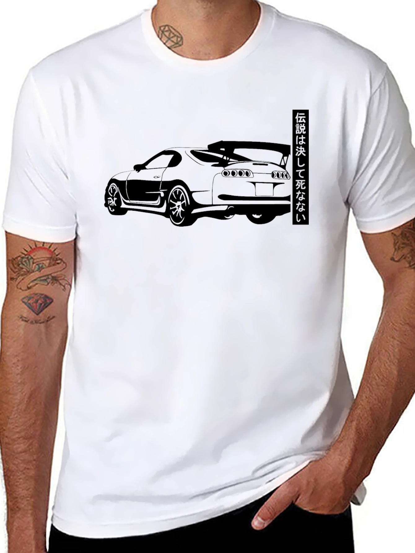 Supra Car Graphic Tee - Black