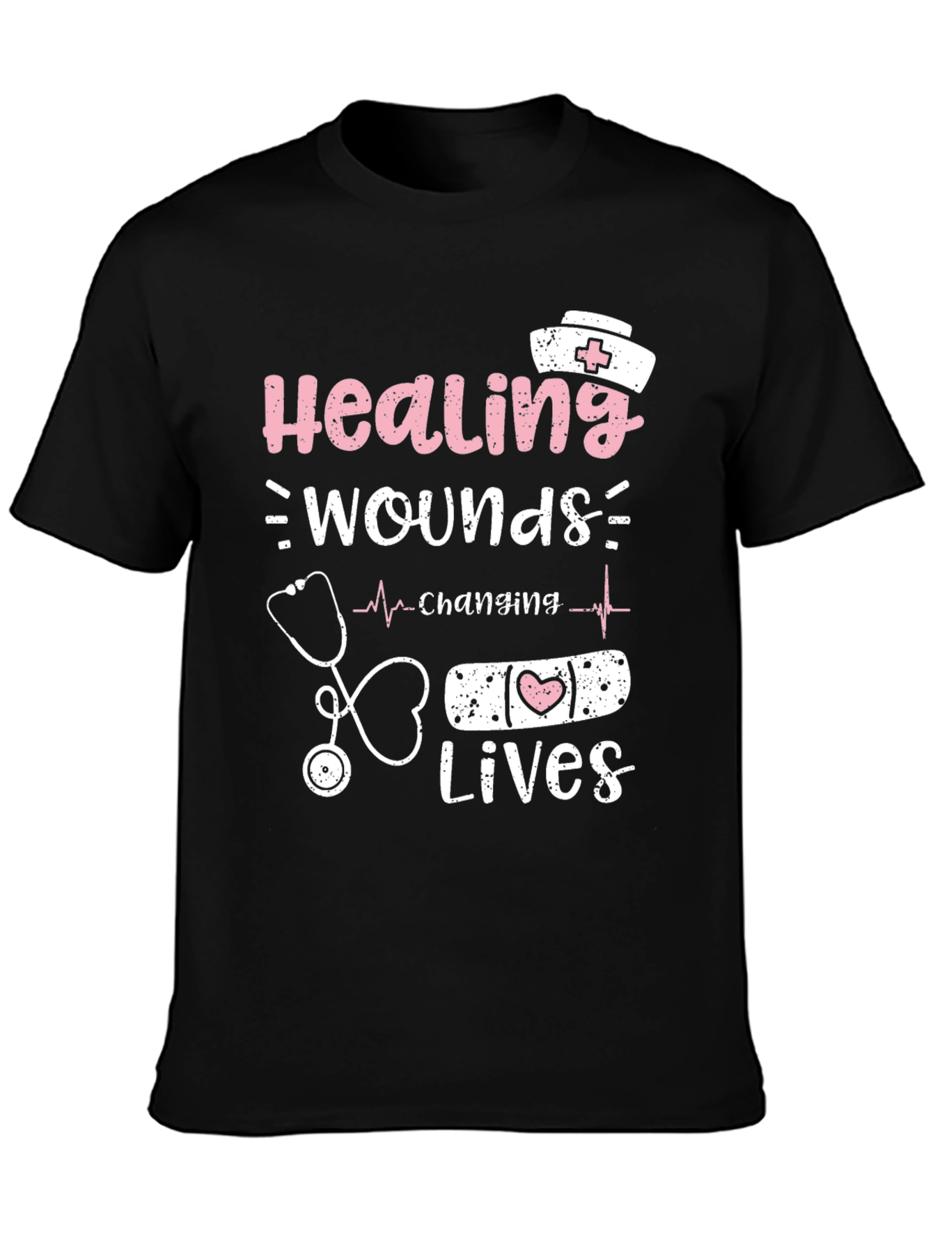 Healing Wounds Changing Lives Nurse T-Shirt