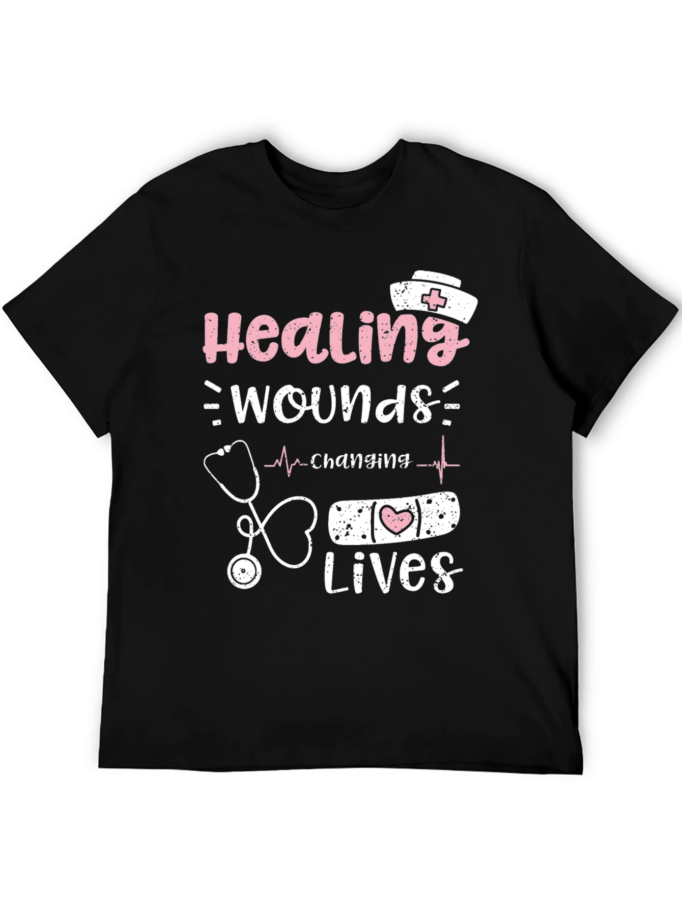 Healing Wounds Changing Lives Nurse T-Shirt