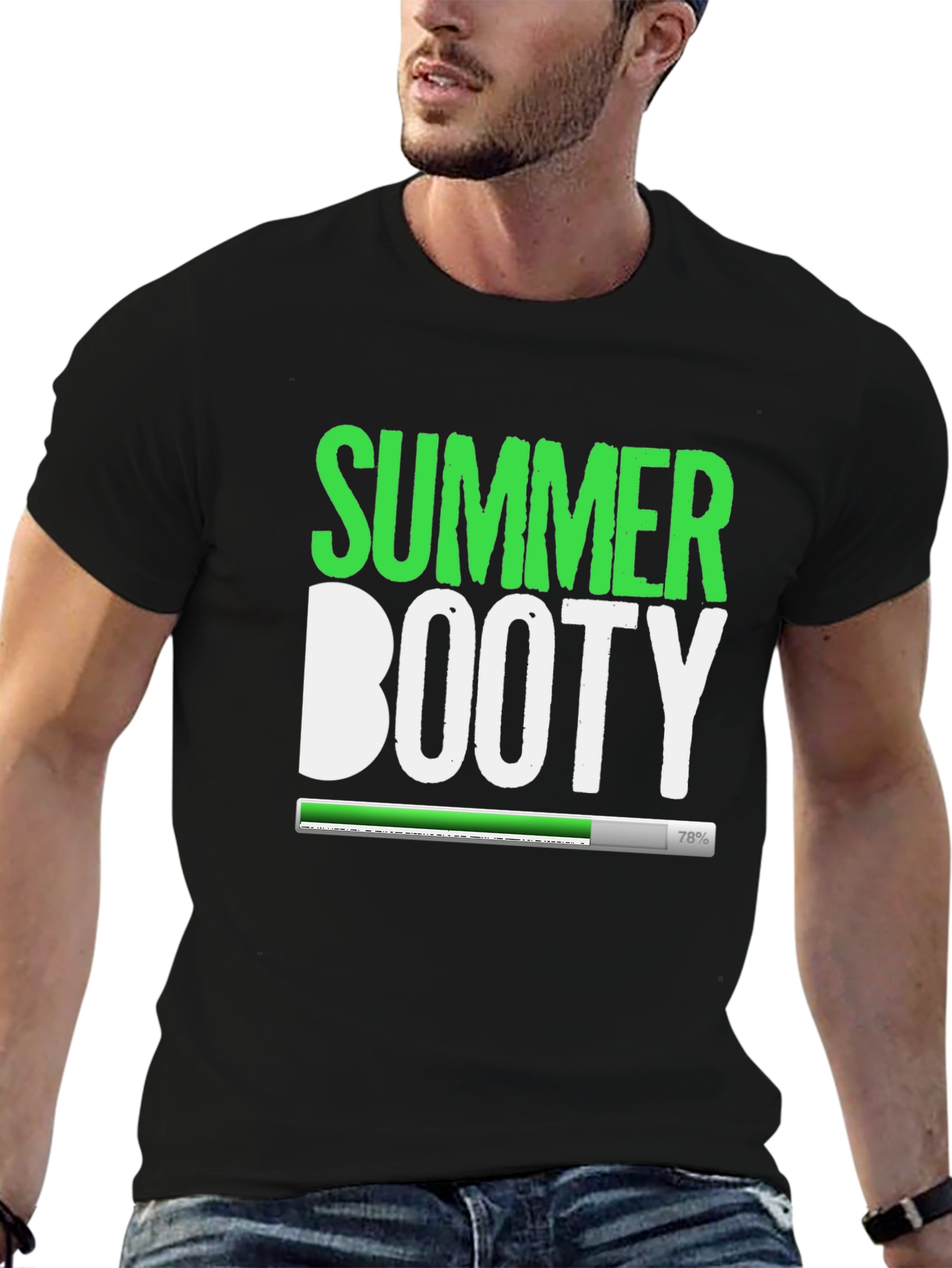 Summer Booty Loading T-Shirt - Black