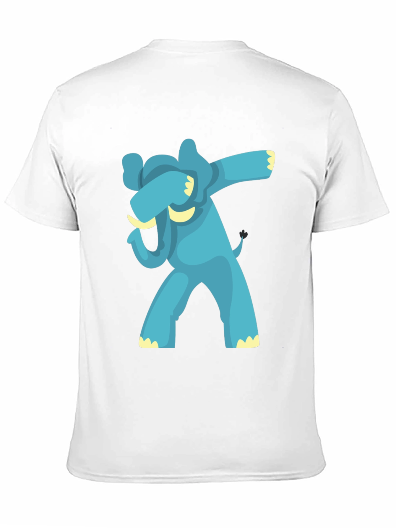 Dabbing Elephant Graphic Tee - Black