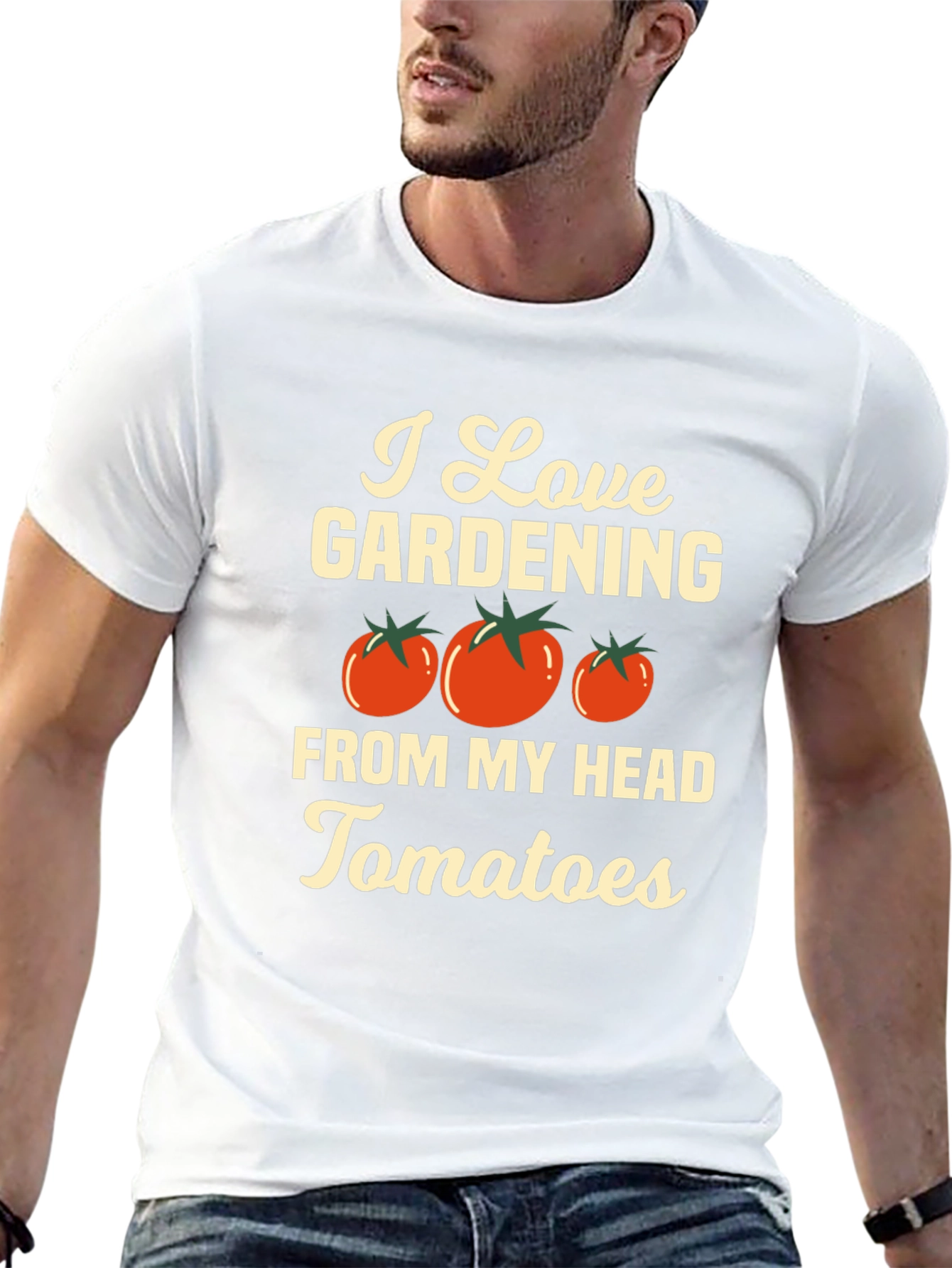 Gardening Tomato Head T-Shirt