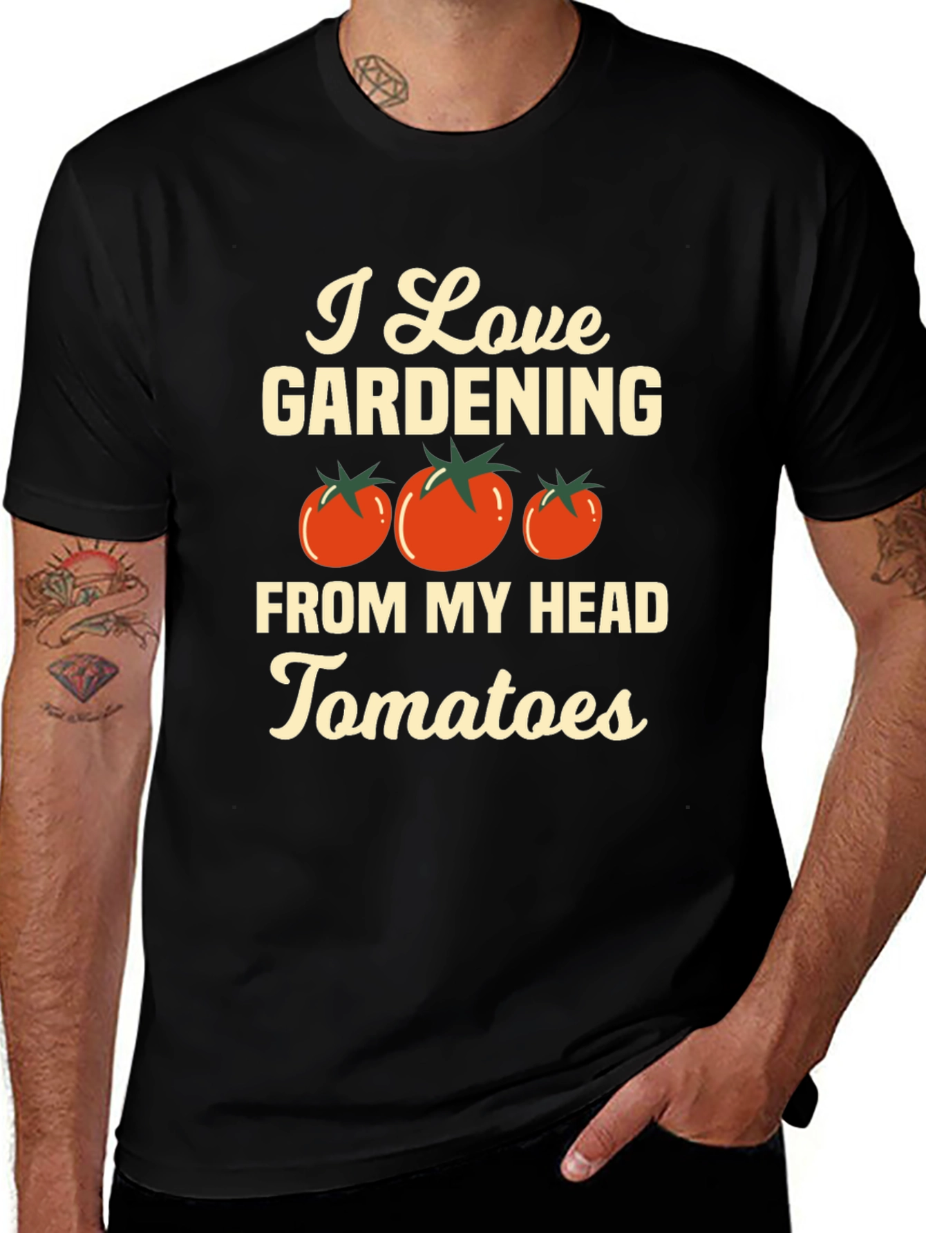 Gardening Tomato Head T-Shirt