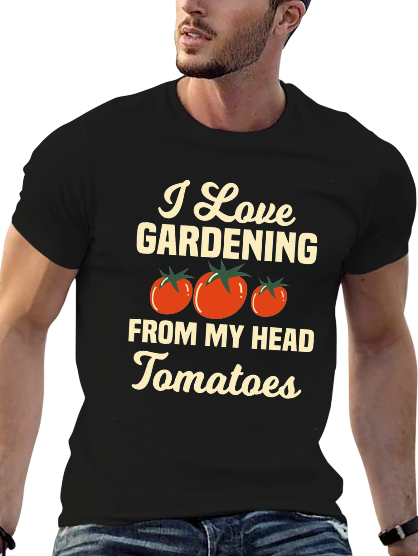 Gardening Tomato Head T-Shirt