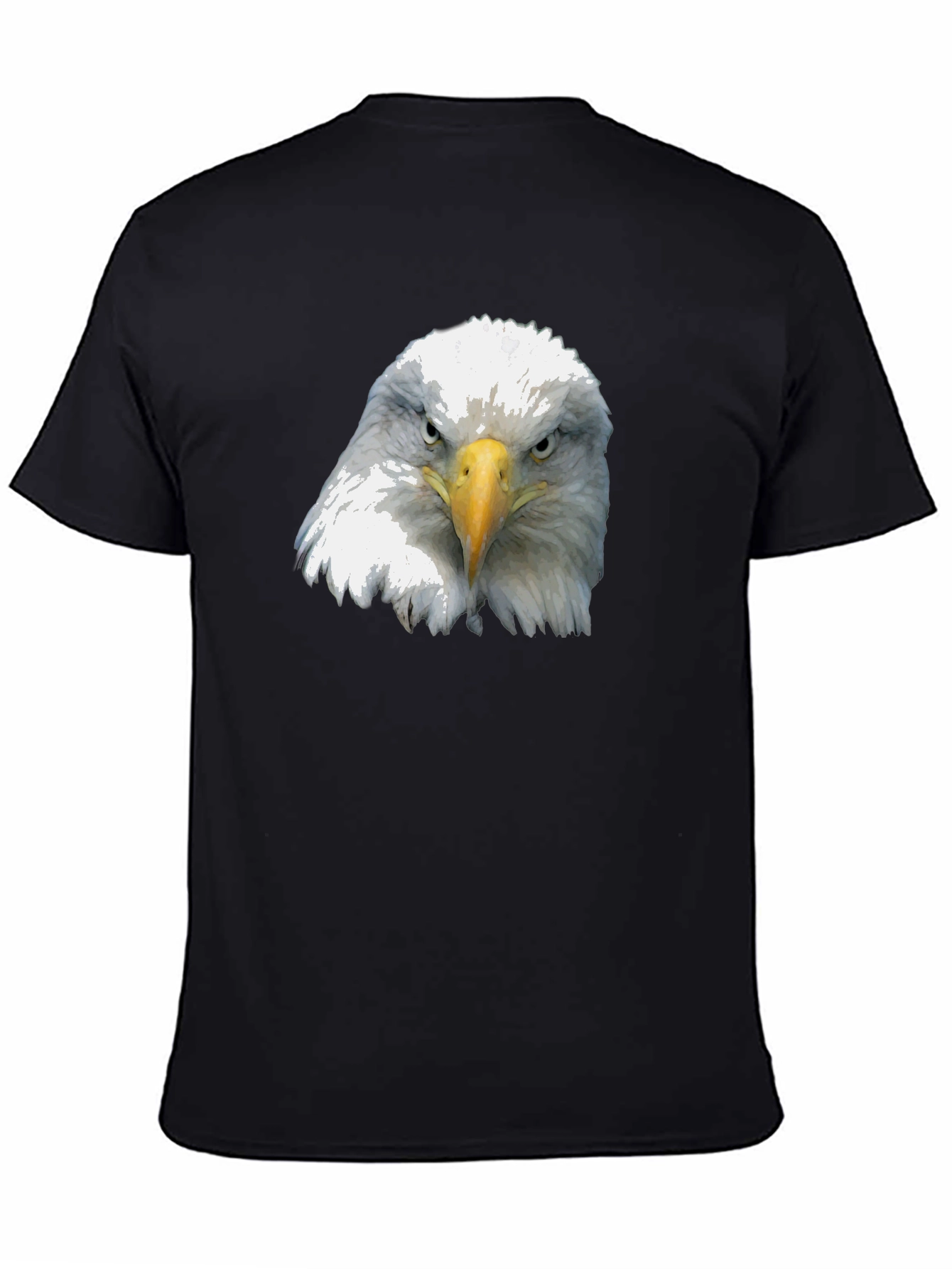Eagle Graphic Black T-Shirt - Patriotic Style