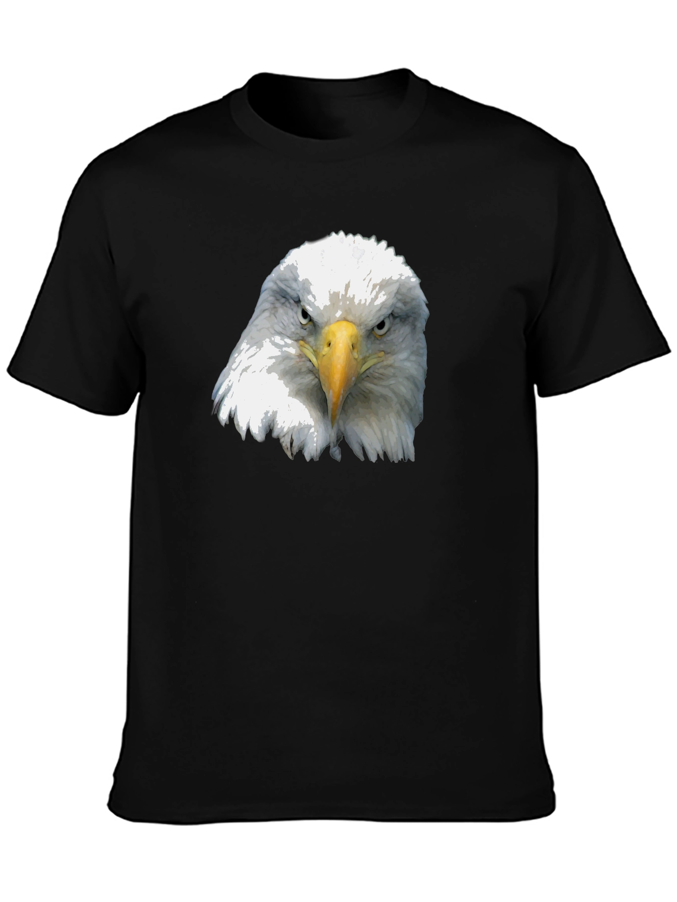 Eagle Graphic Black T-Shirt - Patriotic Style