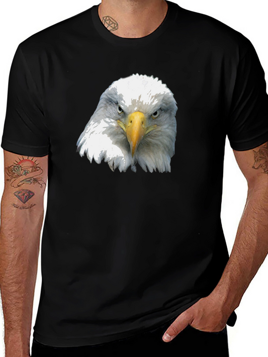 Eagle Graphic Black T-Shirt - Patriotic Style
