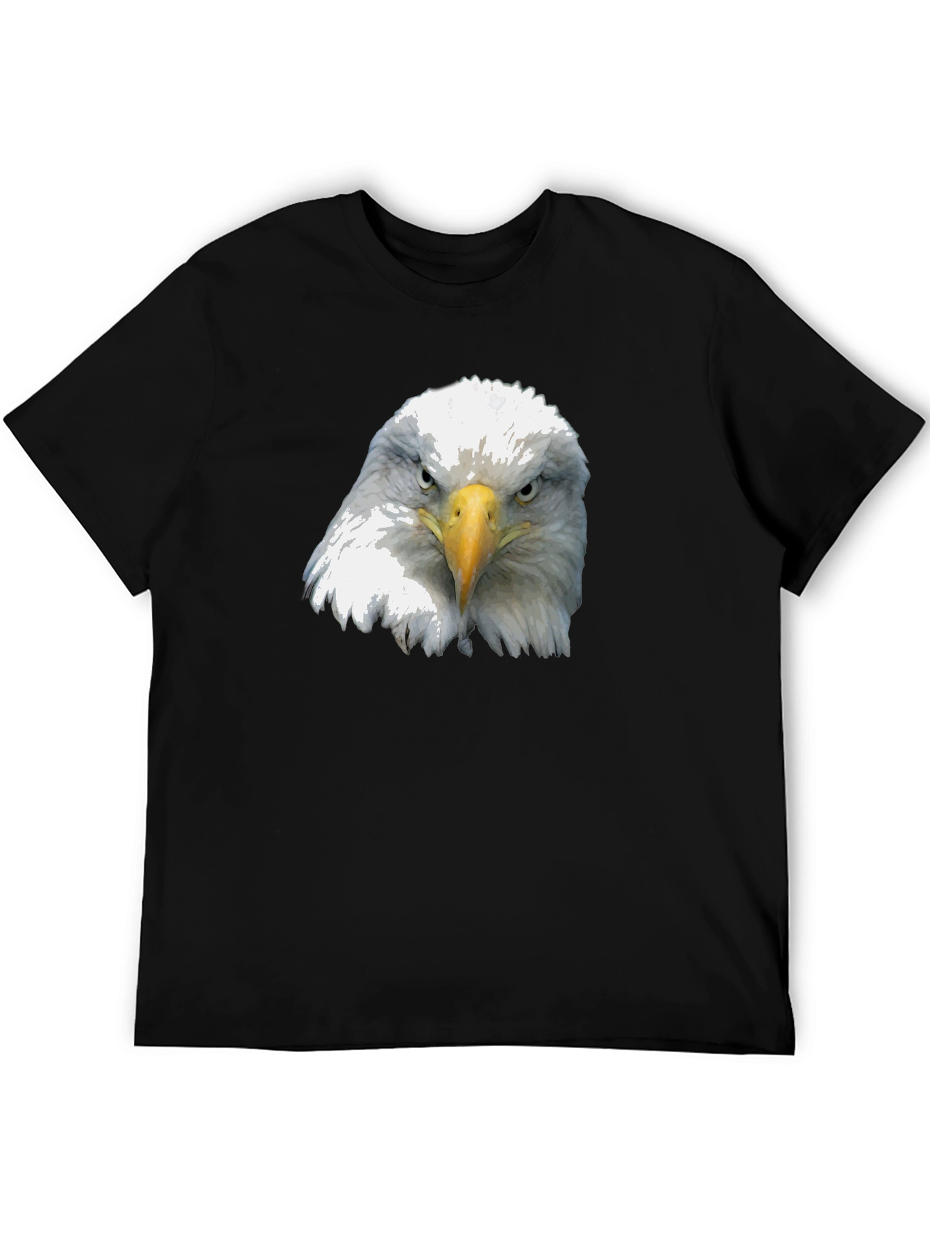 Eagle Graphic Black T-Shirt - Patriotic Style