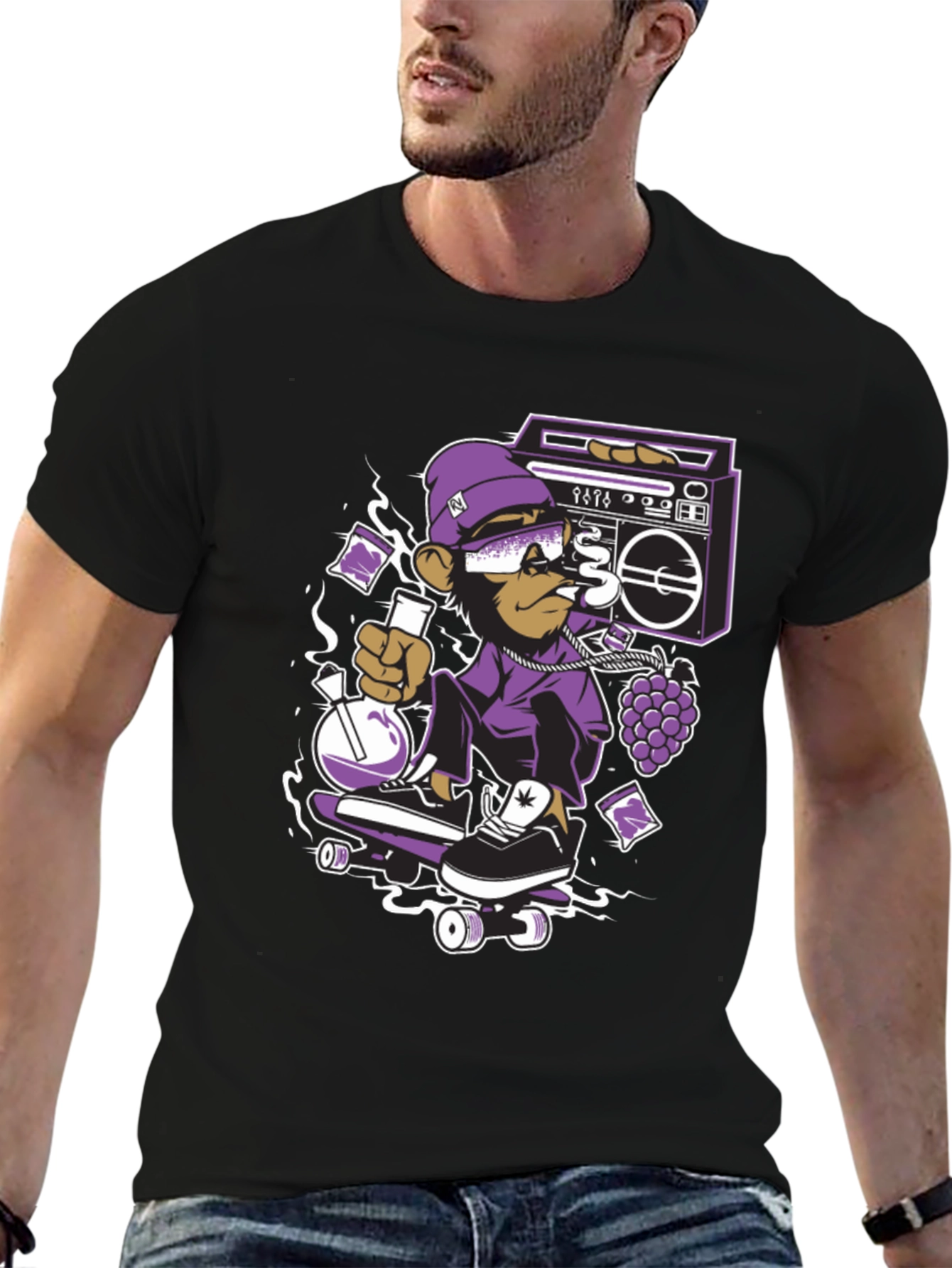 Cool Monkey Graphic Tee