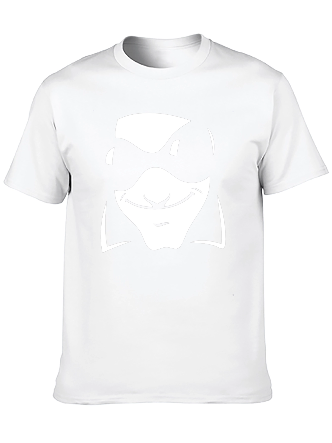 Cool Character Graphic Tee - Black Cotton Blend